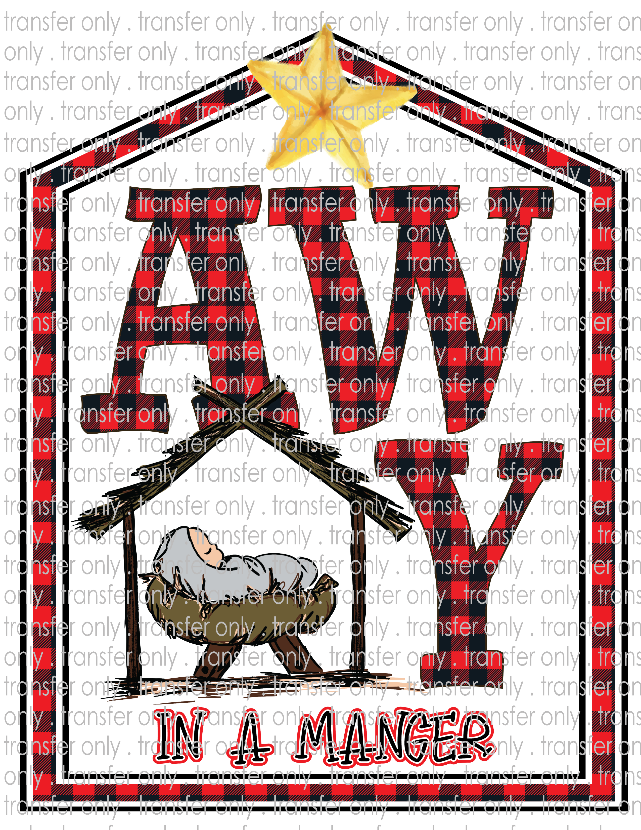 Waterslide, Sublimation Transfers - Christmas