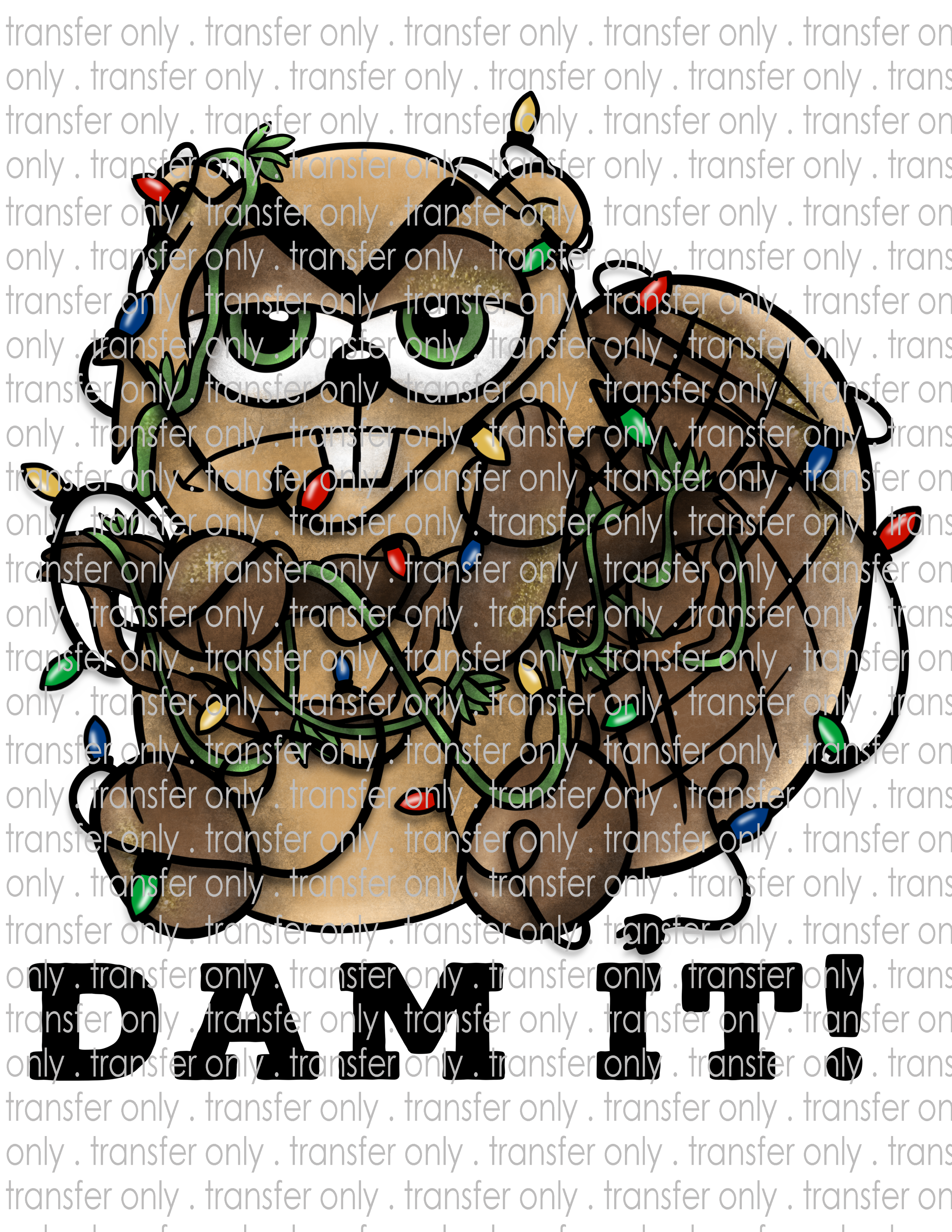 Beaver Dam Christmas - Waterslide, Sublimation Transfers