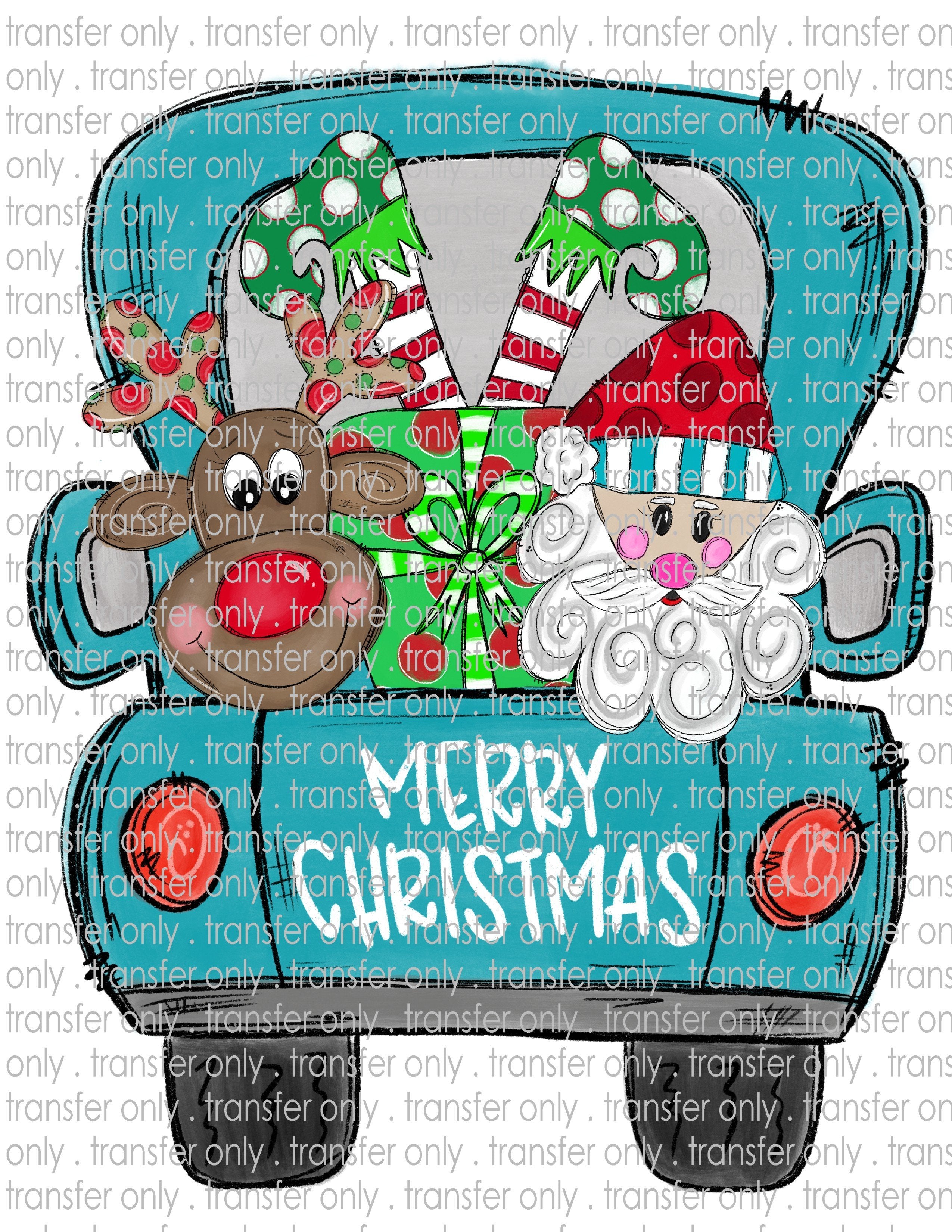 Christmas - Waterslide, Sublimation Transfers