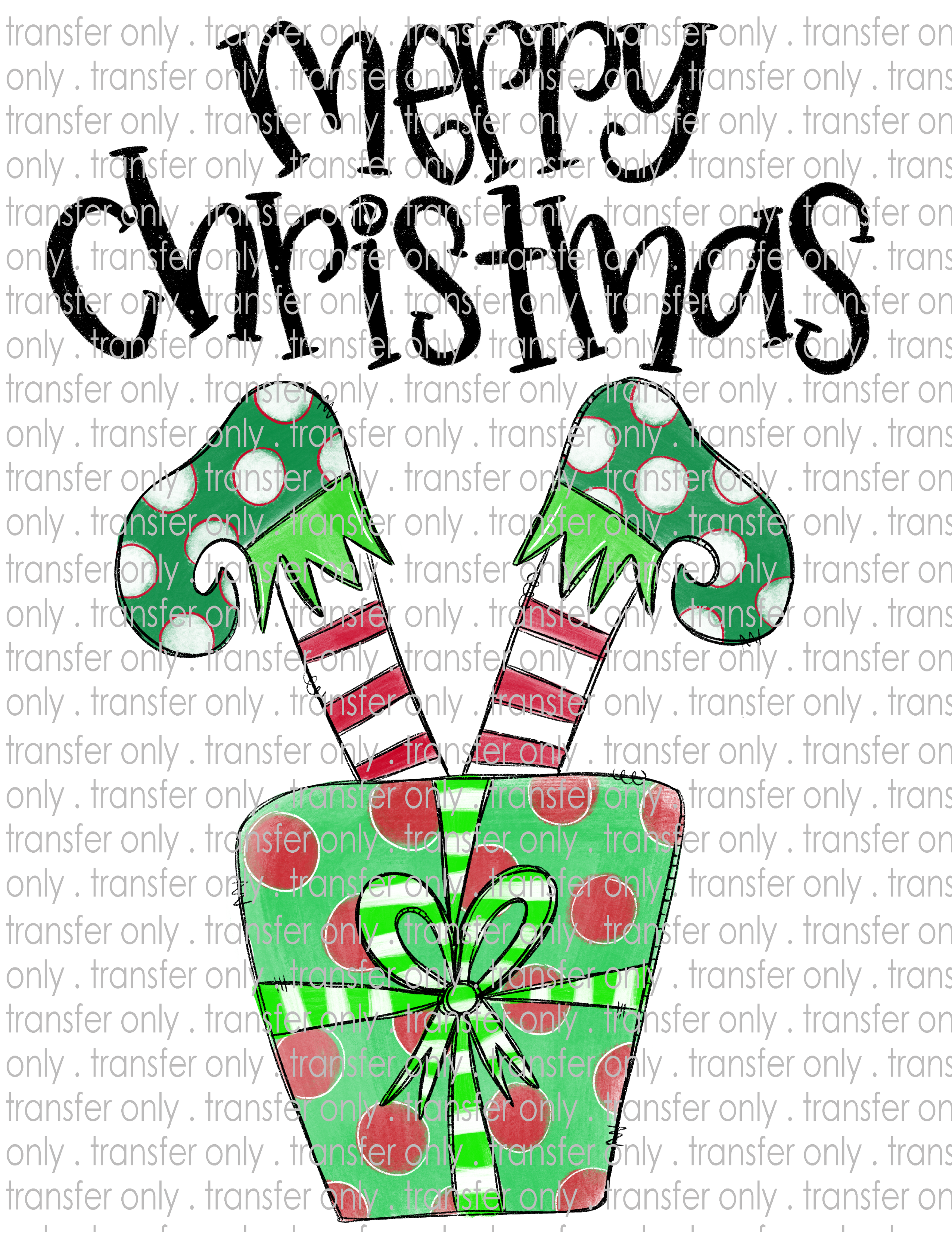 Waterslide, Sublimation Transfers - Christmas