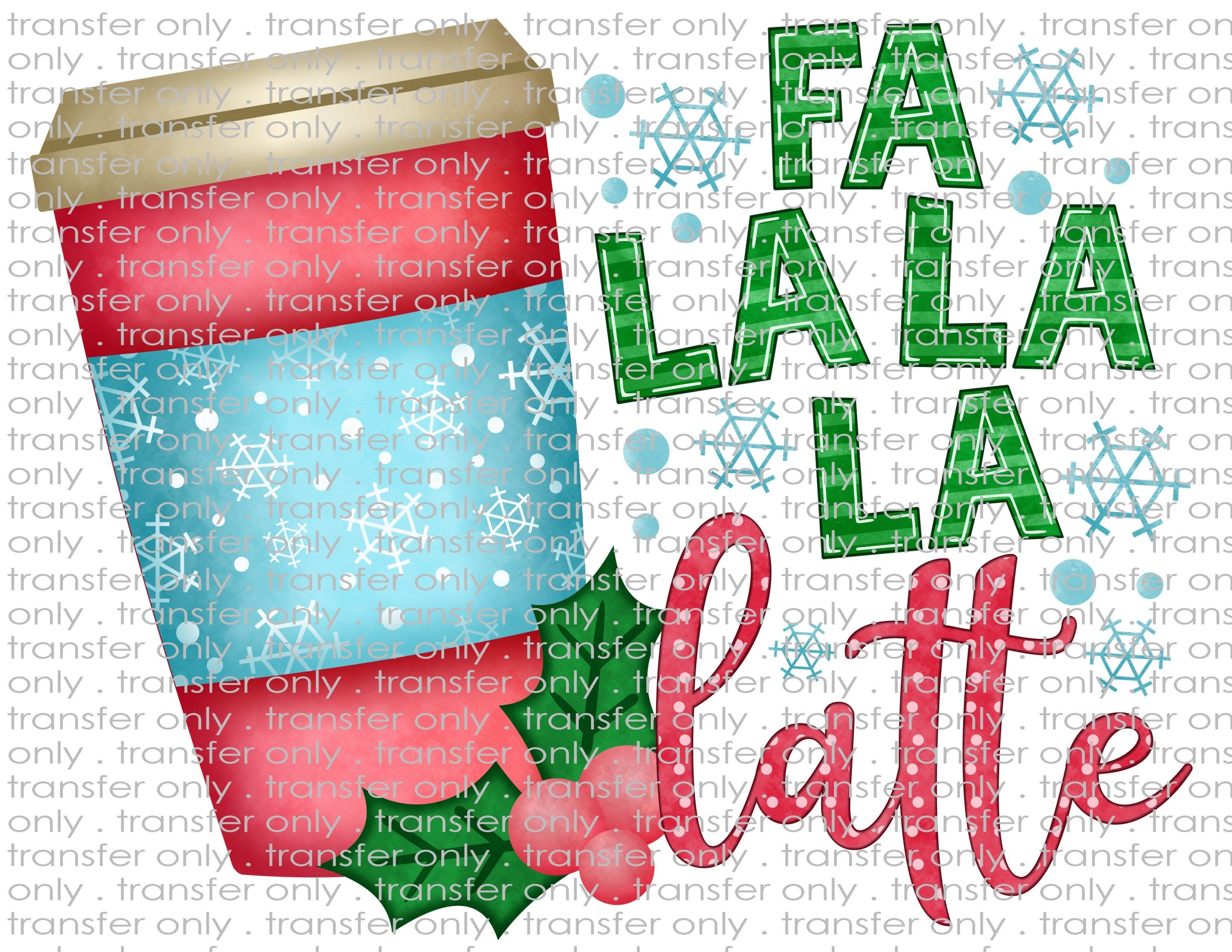 Christmas - Waterslide, Sublimation Transfers