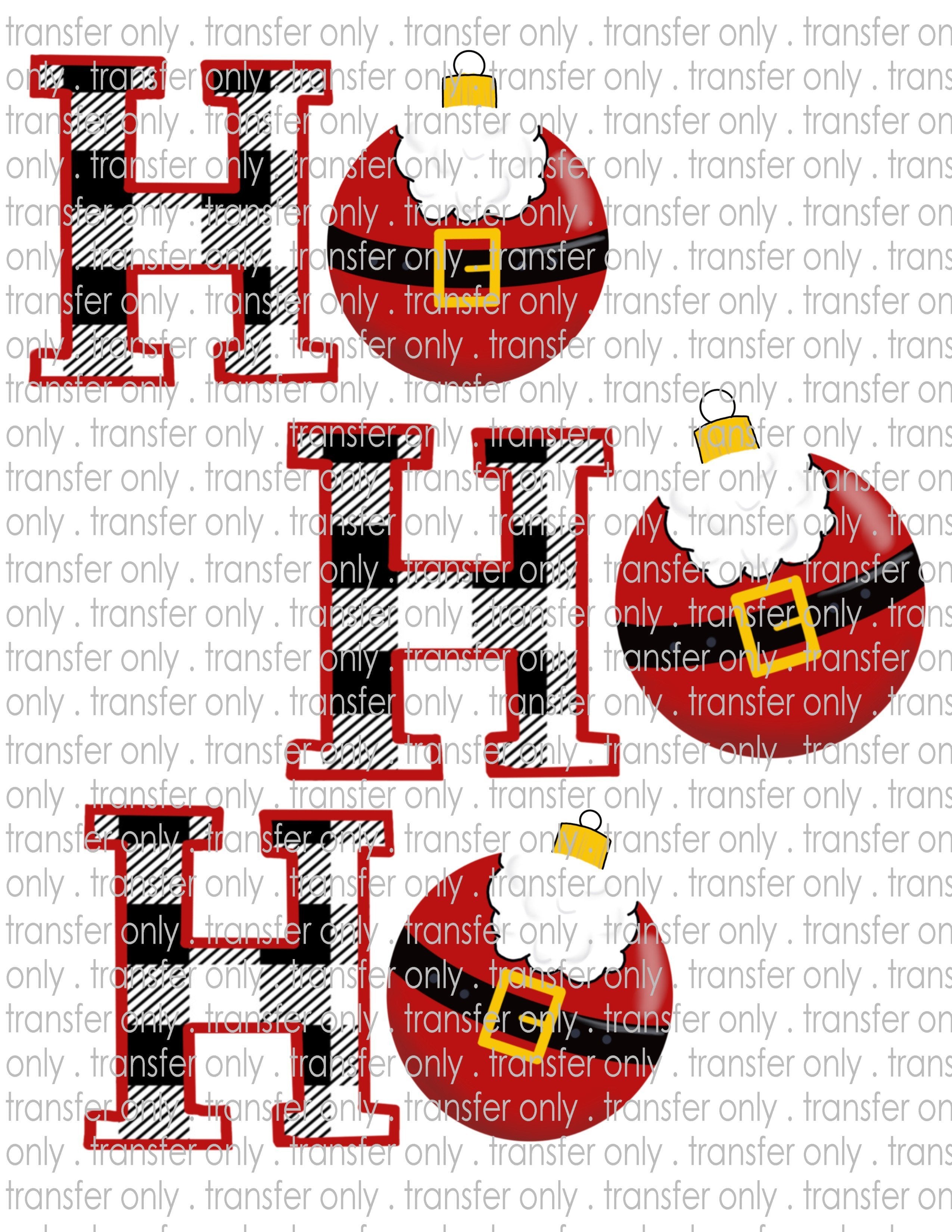 Christmas - Waterslide, Sublimation Transfers