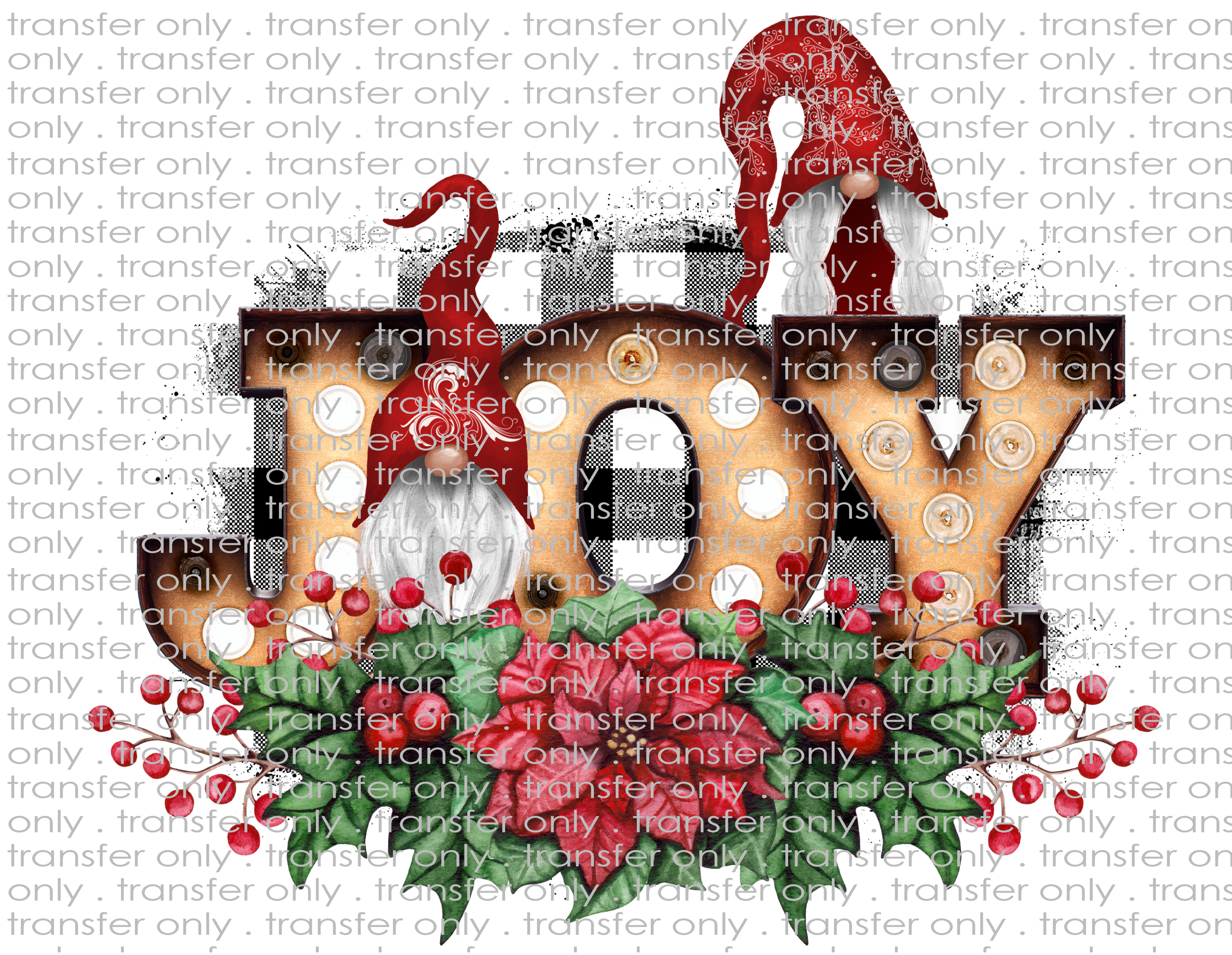 Vintage Christmas - Waterslide, Sublimation Transfers