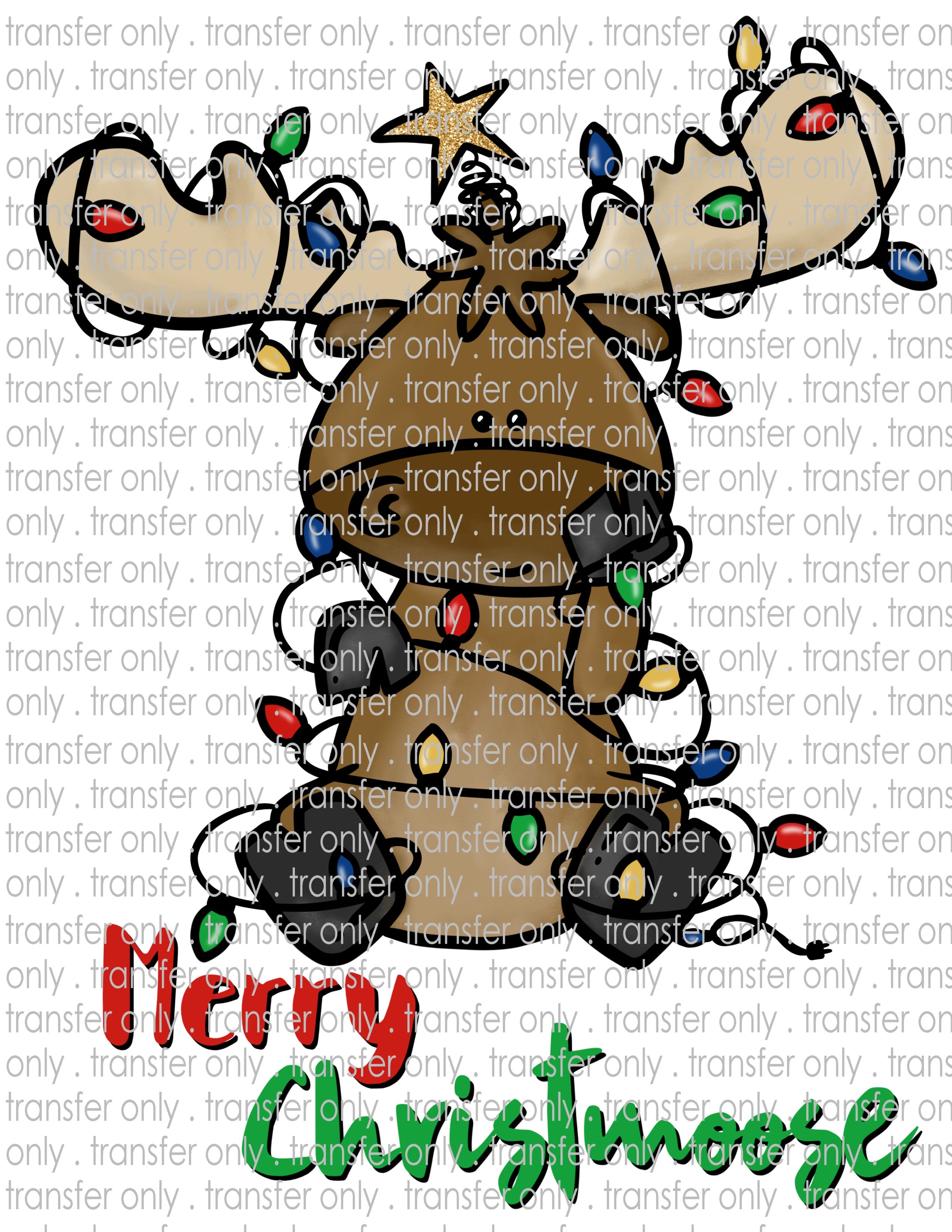 Merry Chrismoose - Waterslide, Sublimation