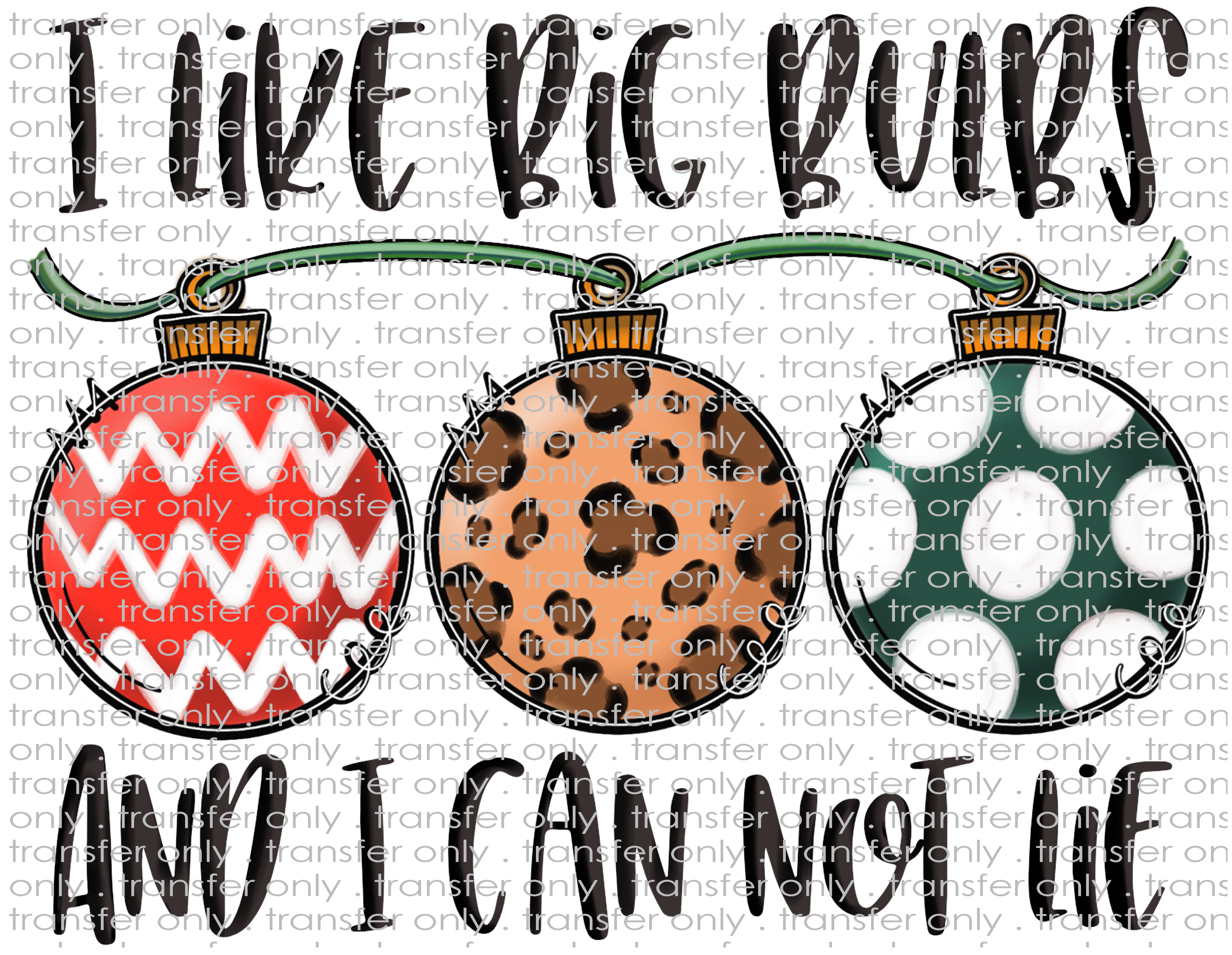 Christmas - Waterslide, Sublimation Transfers