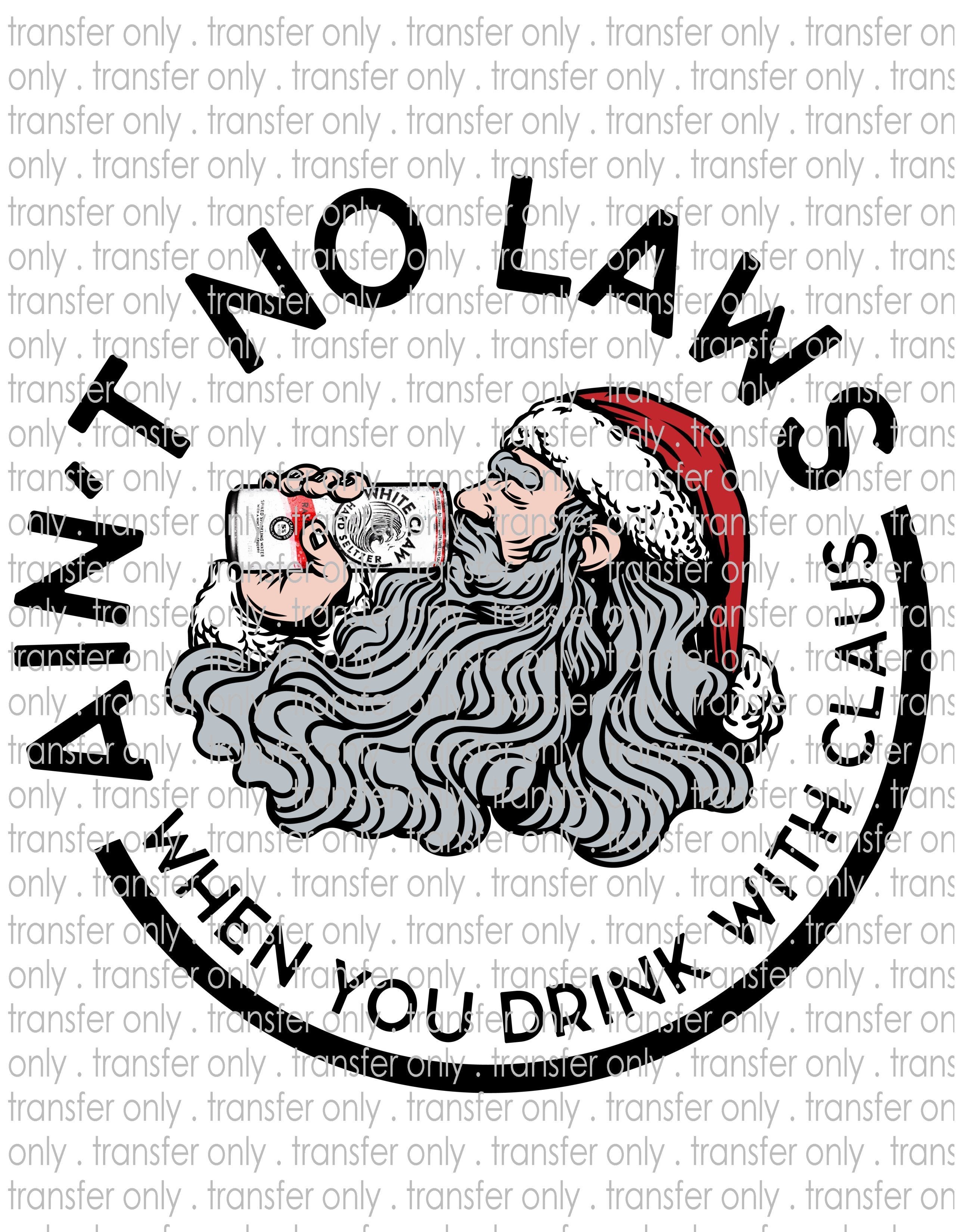 Christmas Claus - Waterslide, Sublimation Transfers