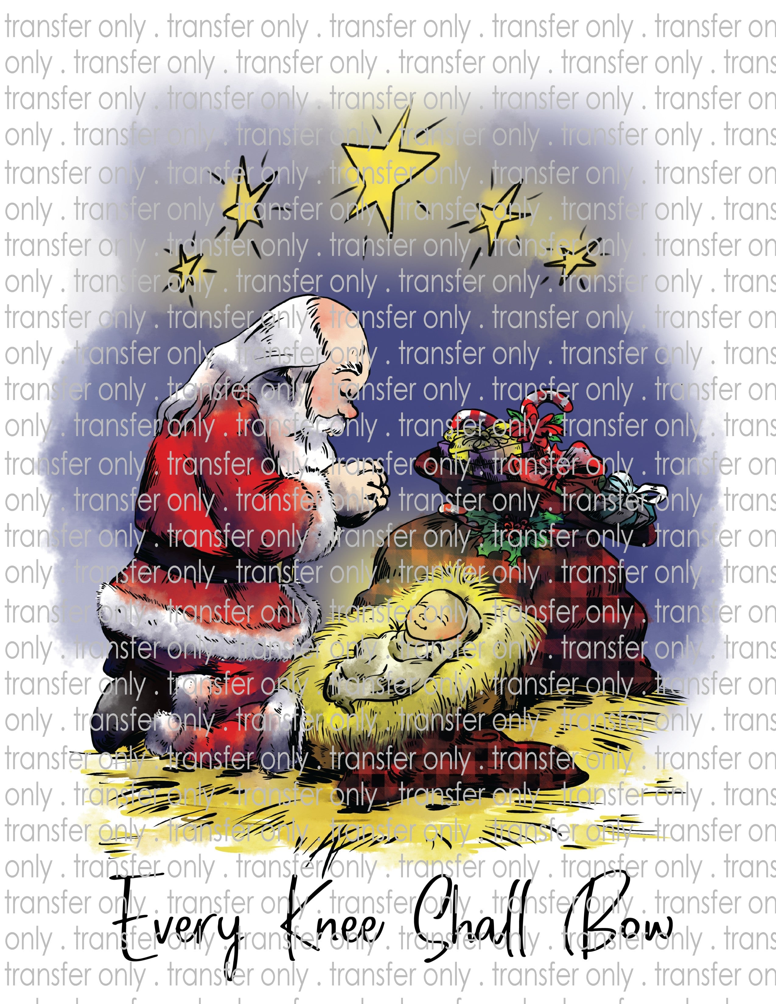 Waterslide, Sublimation Transfers - Christmas