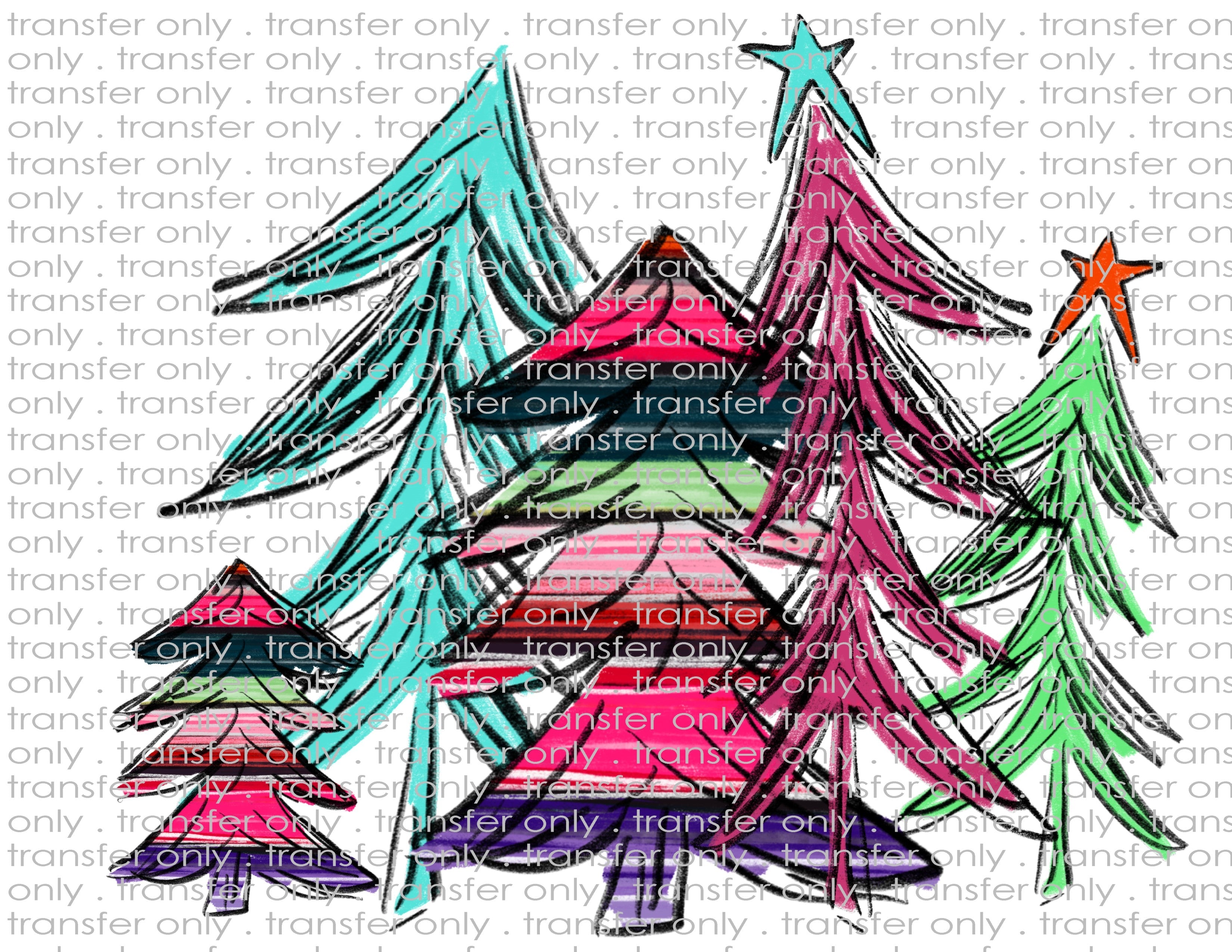 Serape Trees - Waterslide, Sublimation