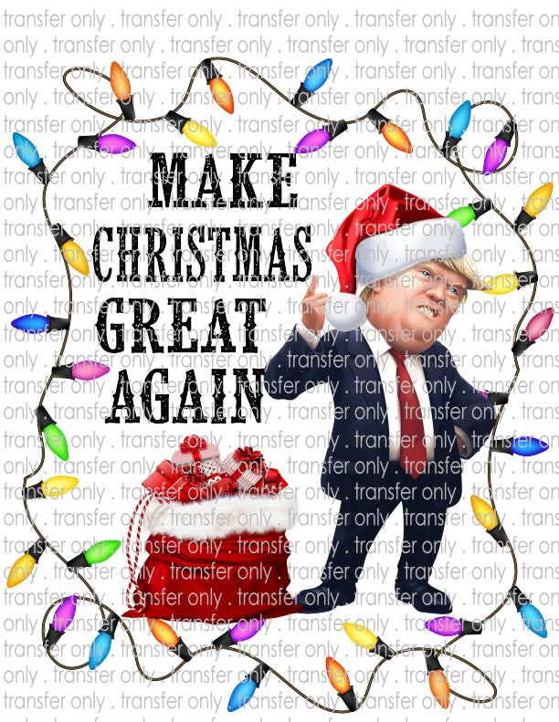 Waterslide, Sublimation Transfers - Christmas