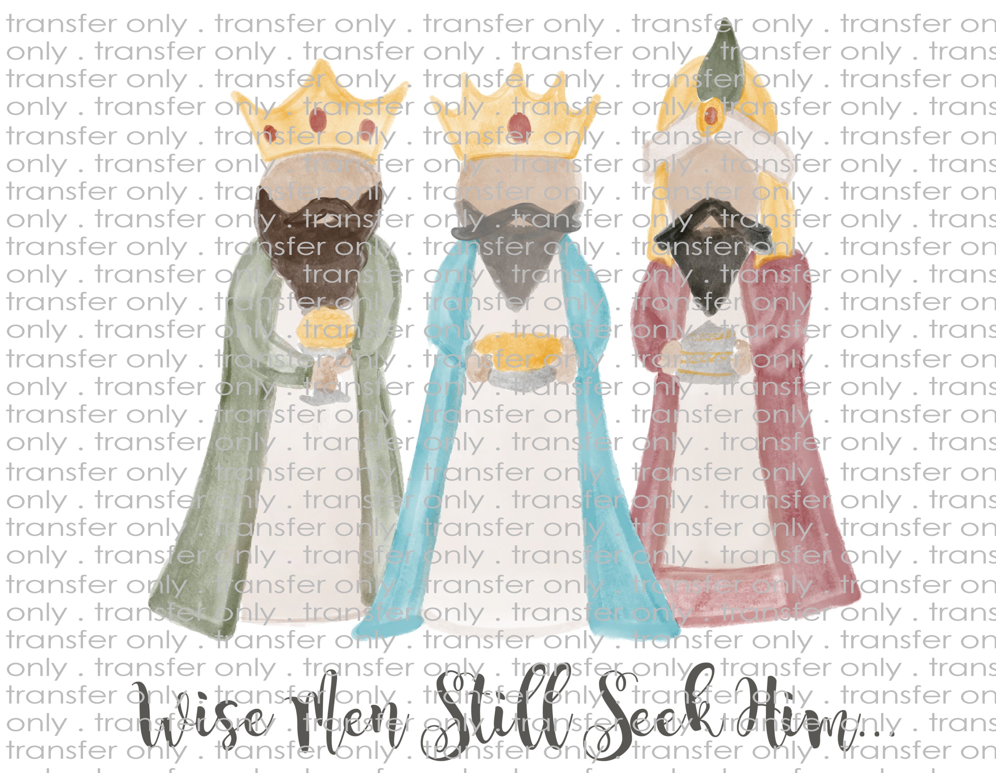 Waterslide, Sublimation Transfers - Christmas