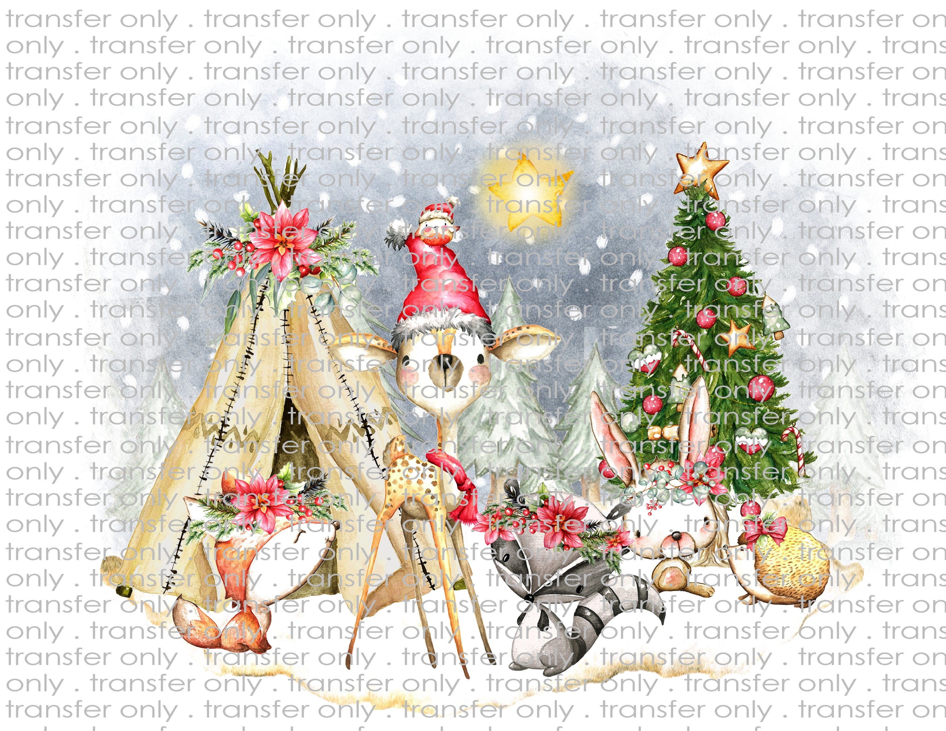 Waterslide, Sublimation Transfers - Kids Christmas