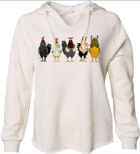 Christmas Chickens - DTF Transfer