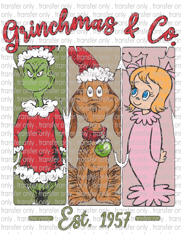 Grinchmas & Co. - Waterslide, Sublimation Transfers