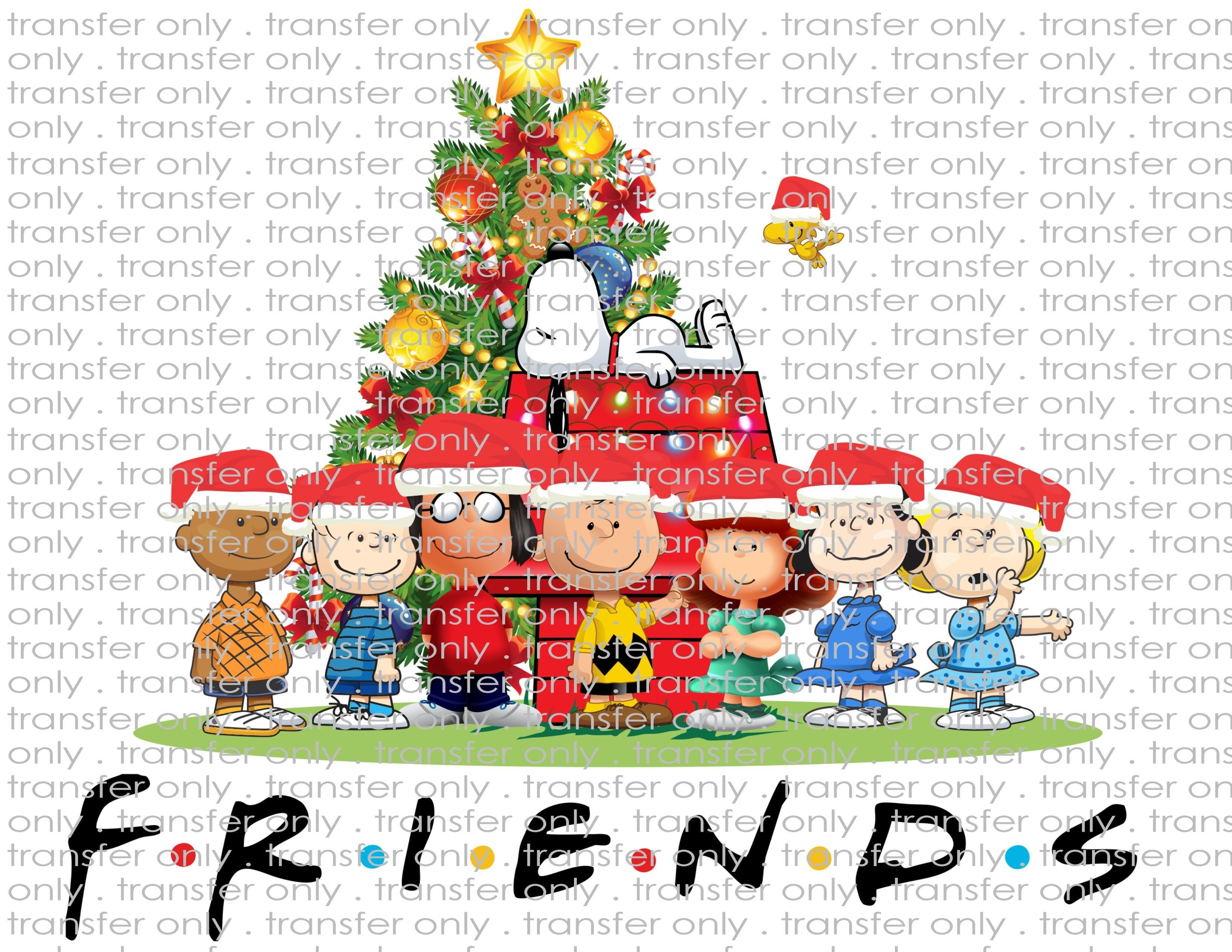Christmas Friends - Waterslide, Sublimation Transfers
