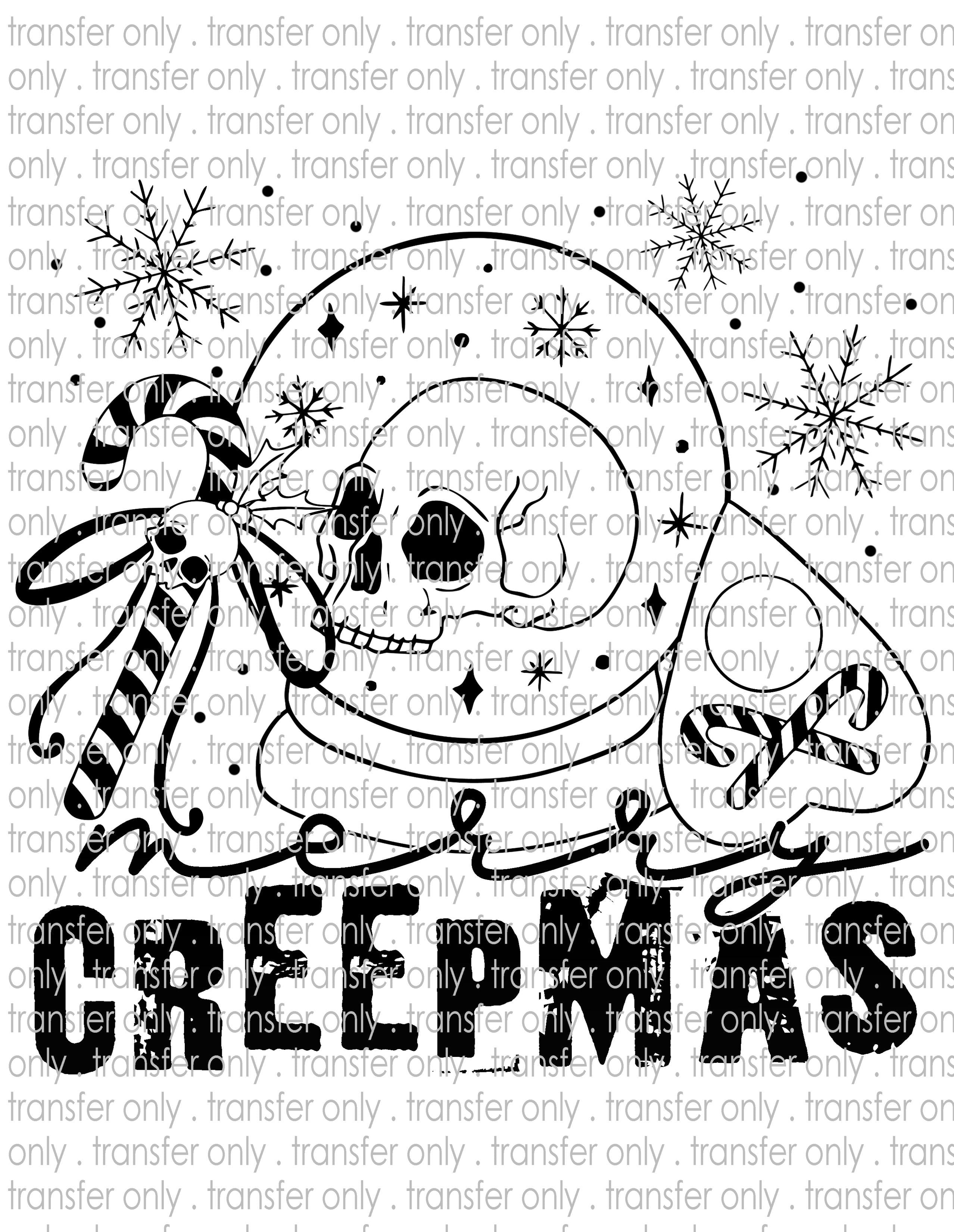 Merry Creepmas - Waterslide, Sublimation Transfers