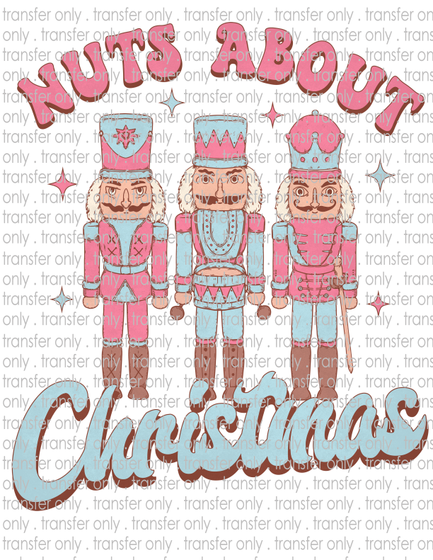 Nuts About Christmas - Waterslide, Sublimation Transfers