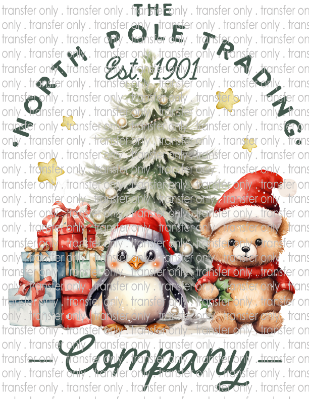 North Pole Trading Company - Waterslide, Sublimation Transfers