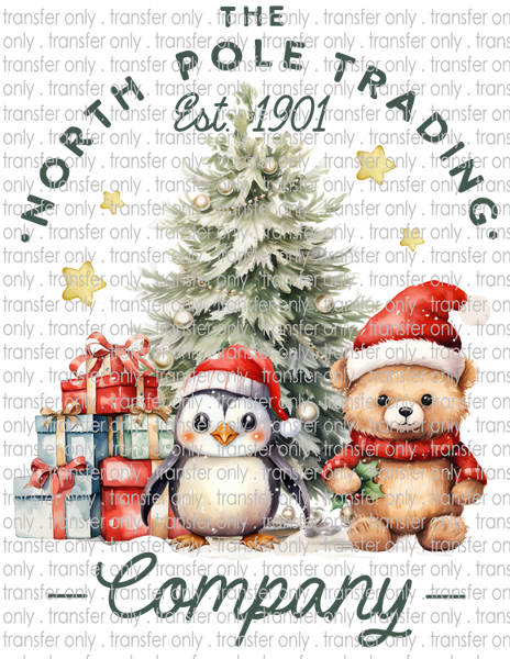 North Pole Trading Company - Waterslide, Sublimation Transfers