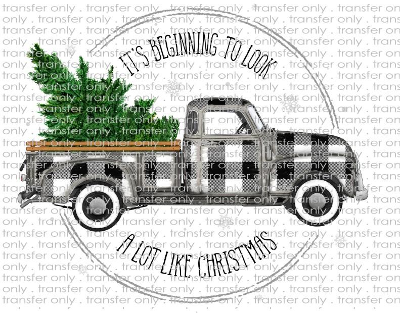 It's Beginning to Look A Lot Like Christmas - Waterslide, Sublimation Transfers