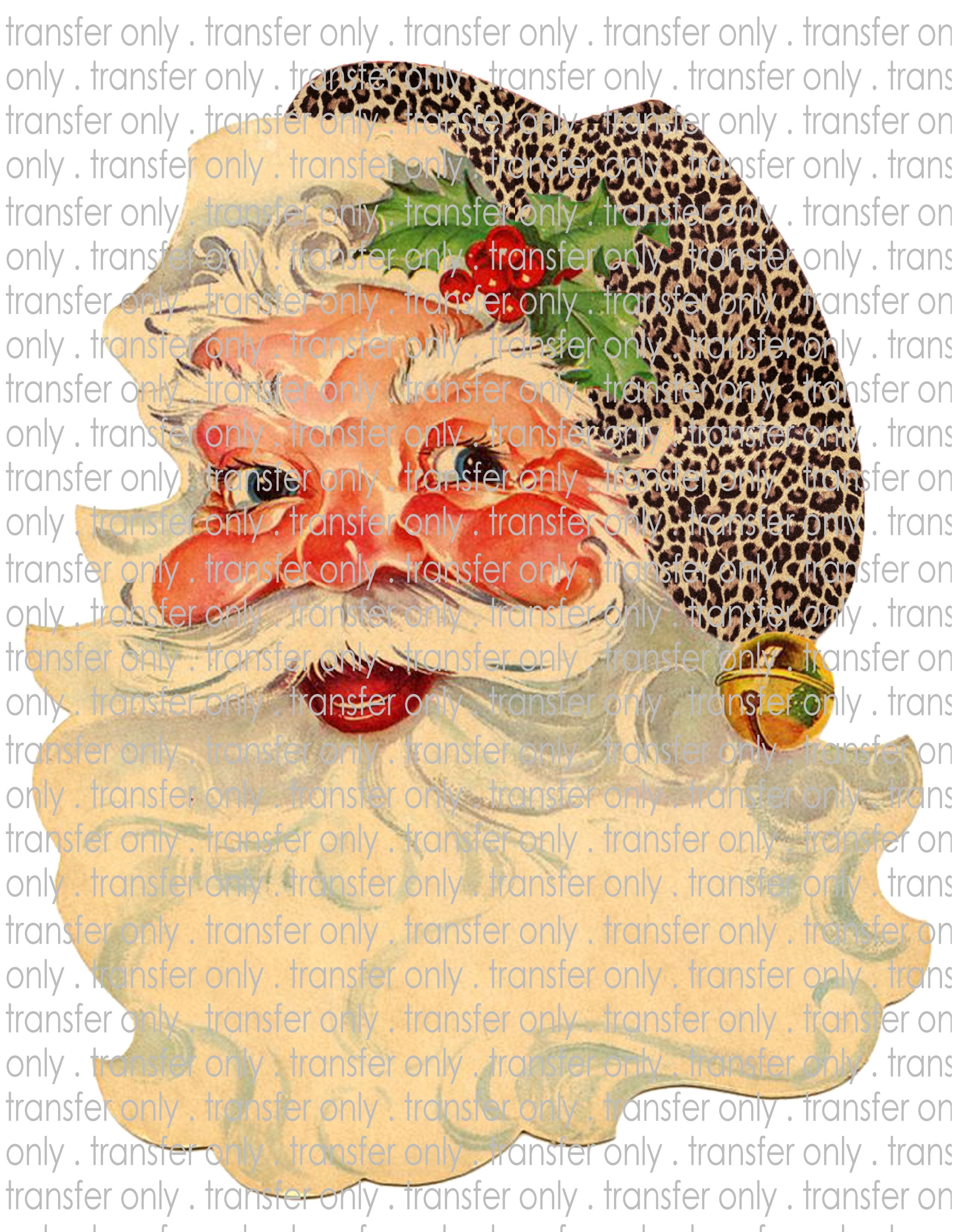 Leopard Santa - Waterslide, Sublimation