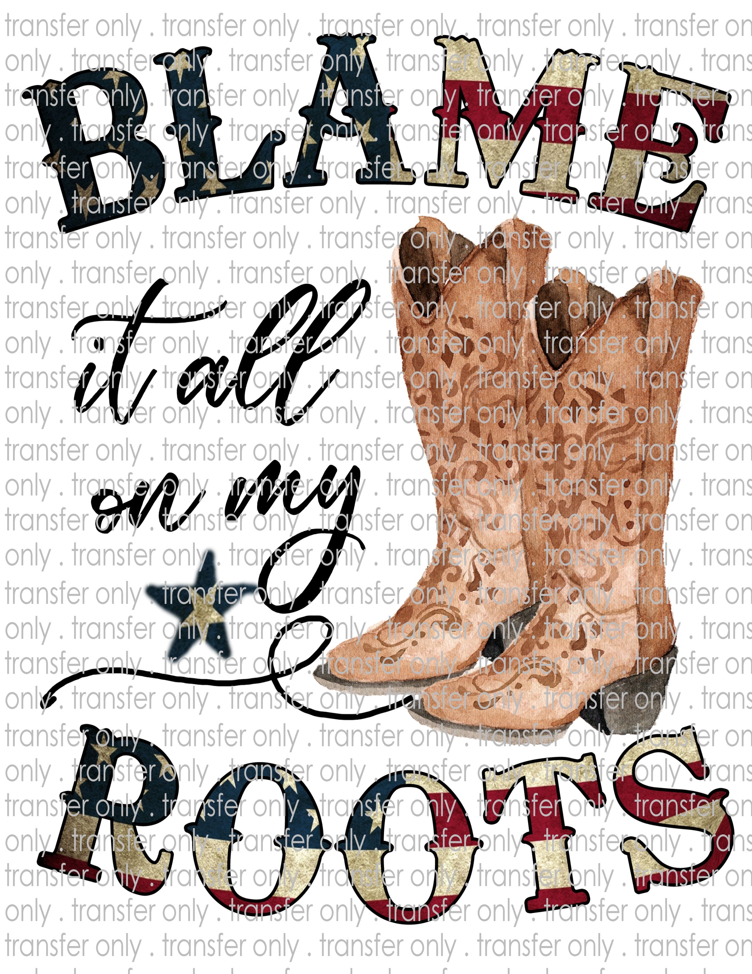 Waterslide, Sublimation Transfers - Country