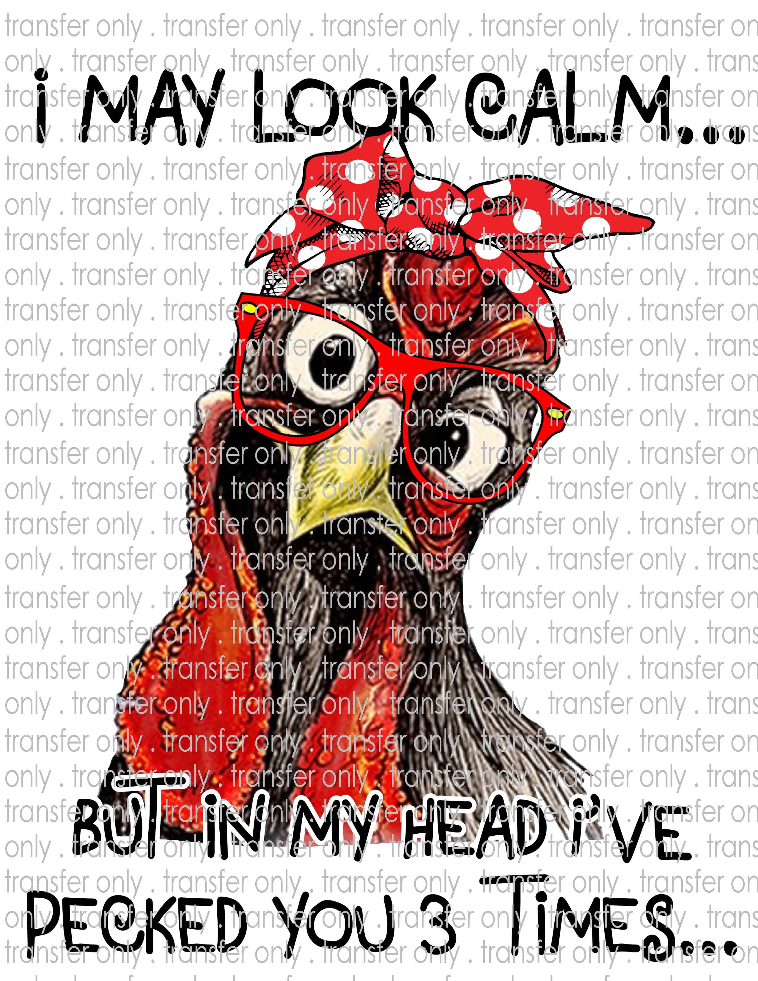 Waterslide, Sublimation Transfers - Country Chicken