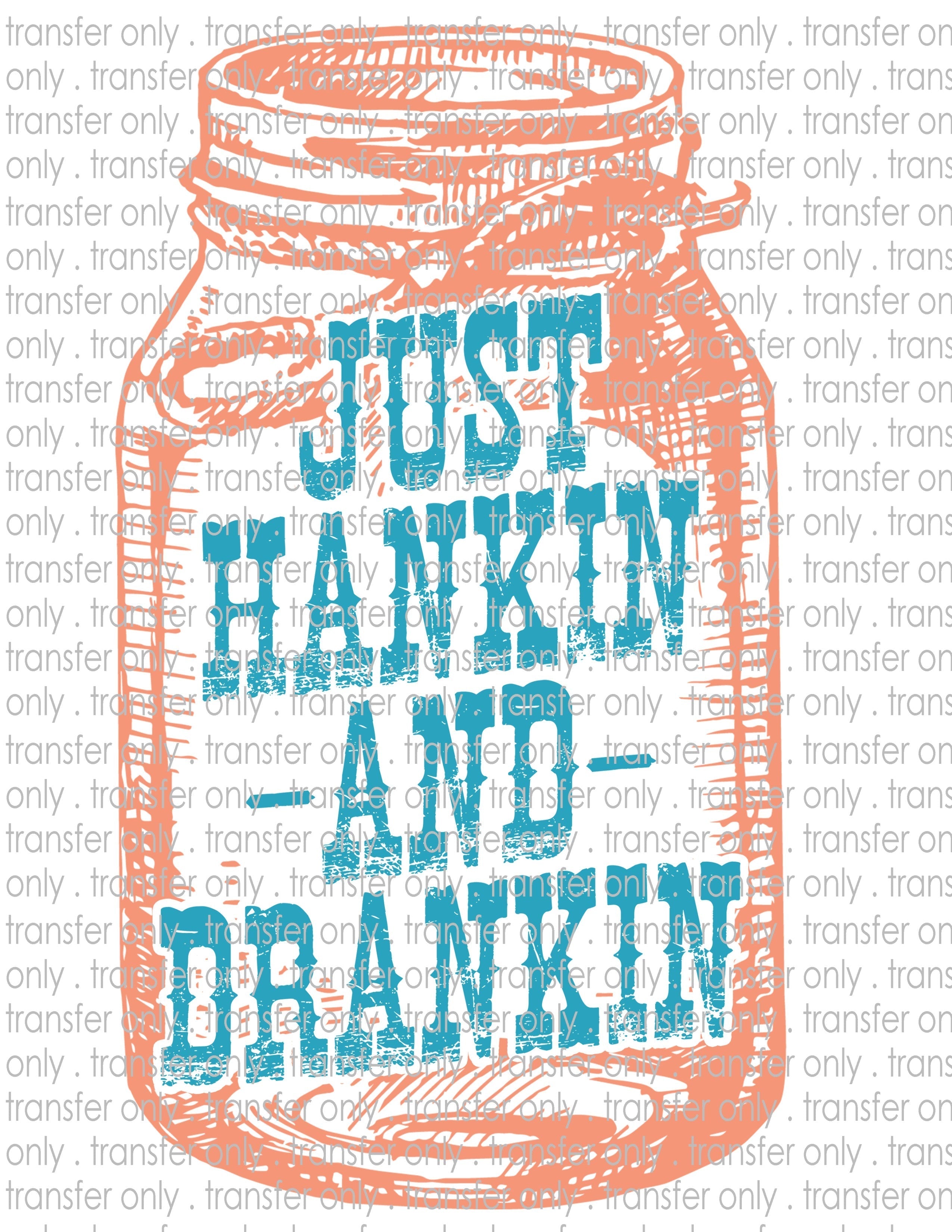 Hankin and Drankin- Waterslide, Sublimation Transfers