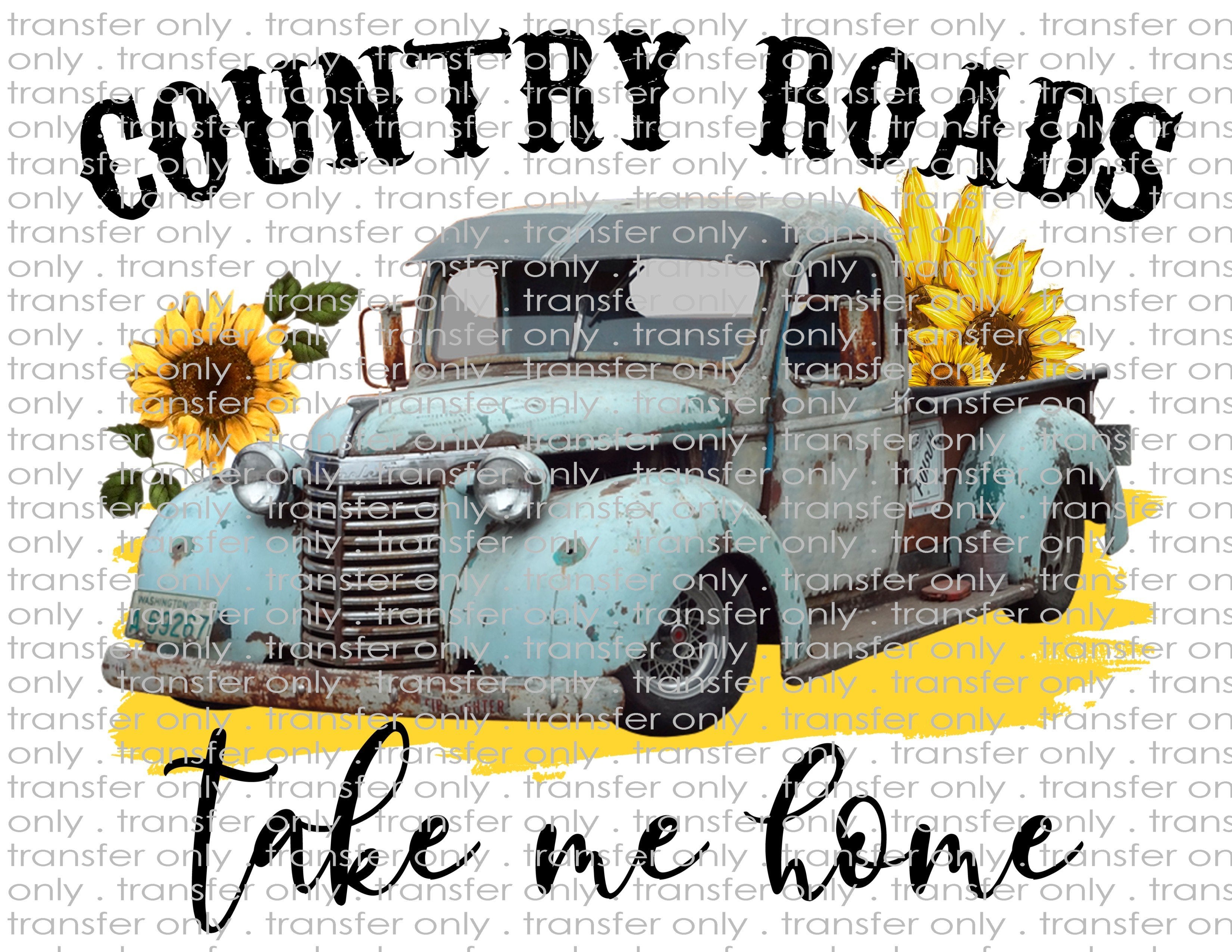 Country - Waterslide, Sublimation Transfers