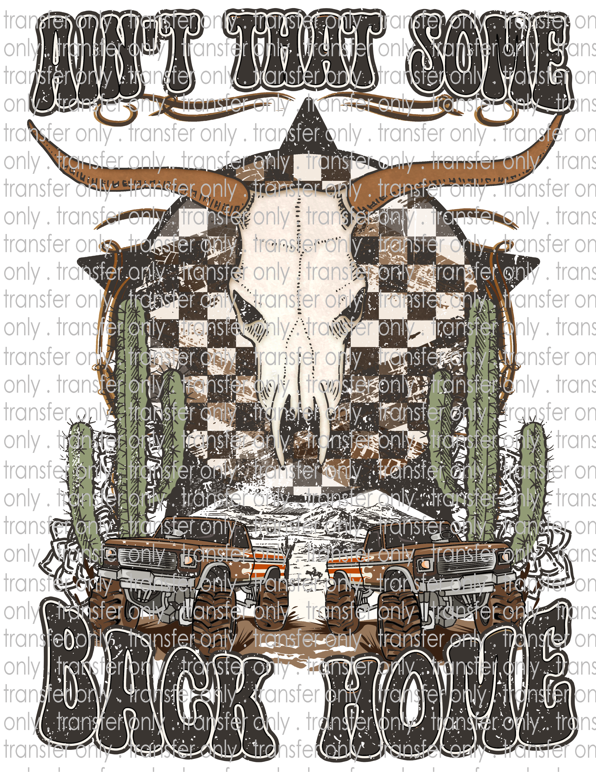 Country Music - Waterslide, Sublimation Transfers