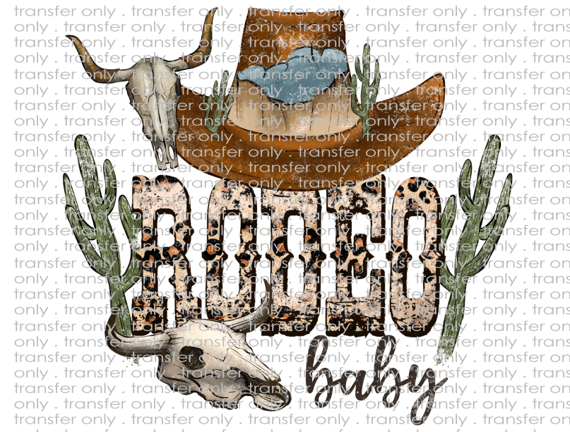 Rodeo Baby - Waterslide, Sublimation Transfers
