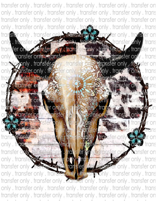 Western Bull - Waterslide, Sublimation Transfers