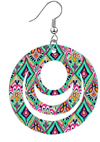 Boutique - Lilly P Inspired - Round Template Transfers