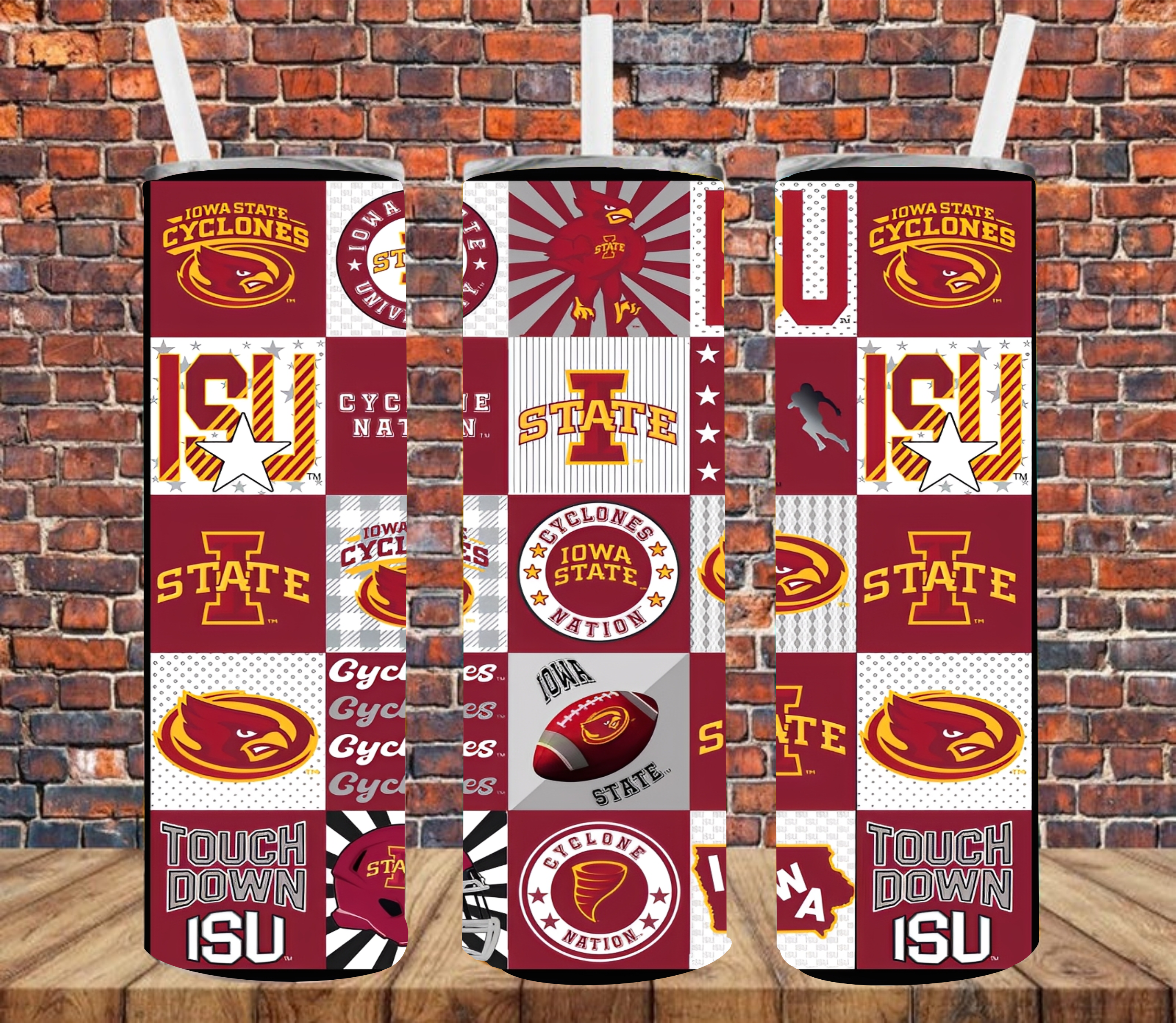 College - Tumbler Wrap - Sublimation Transfers