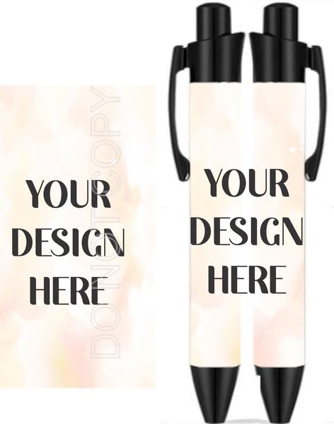 Pen Wrap - Sublimation Transfers - Custom Printing