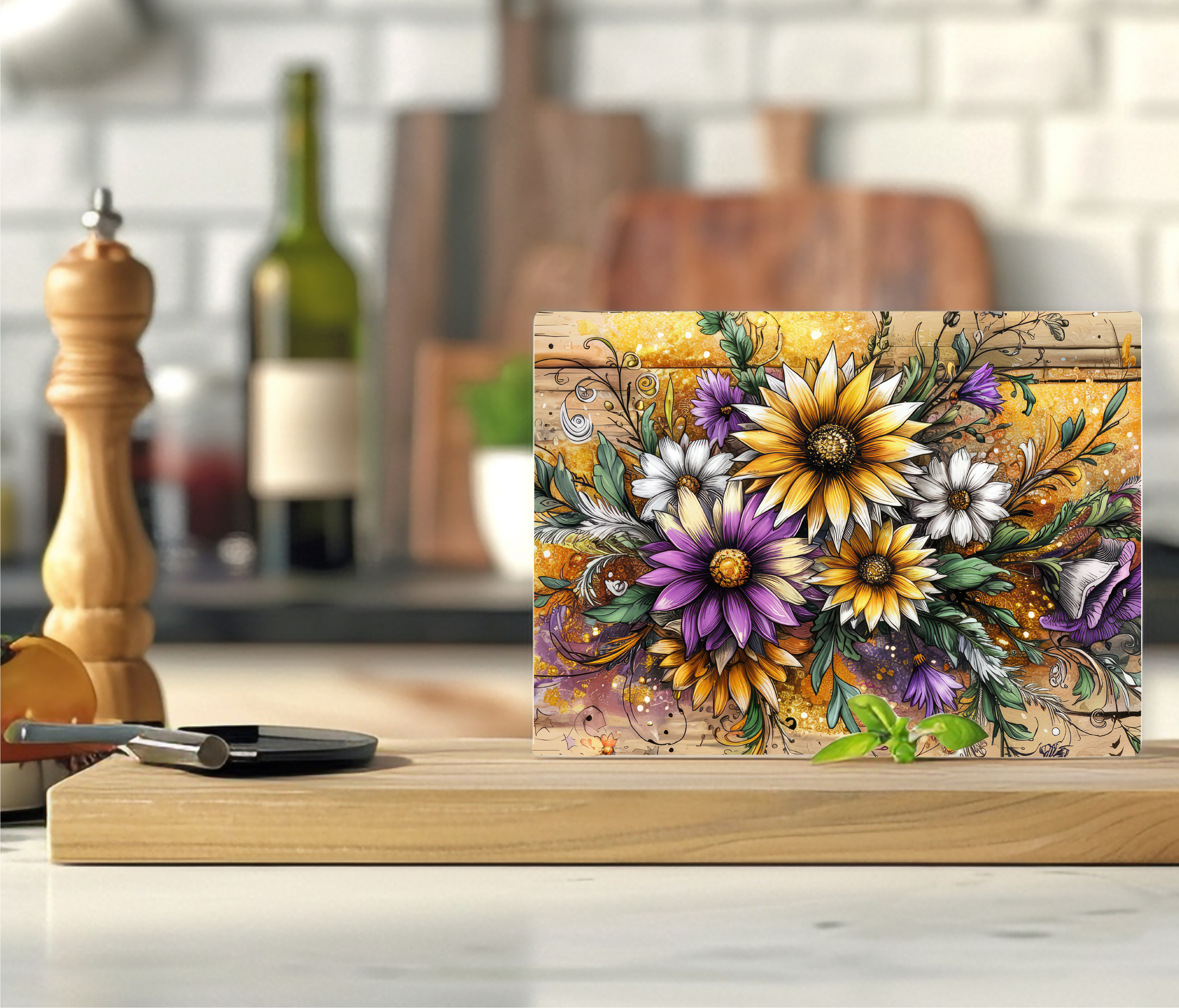 Floral - Cutting Board - Sublimation Transfer