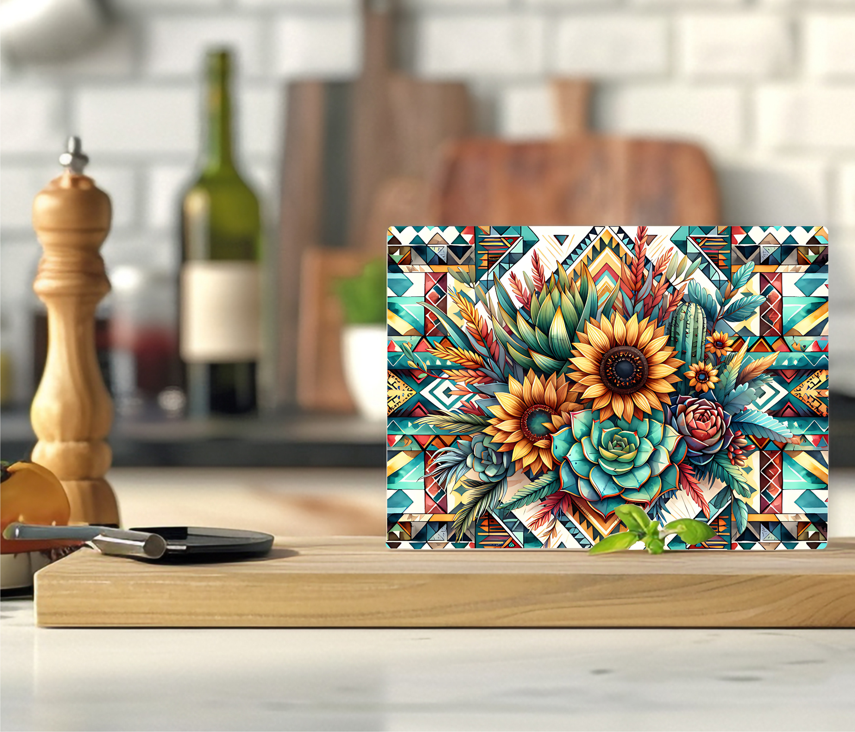Western Aztec - Cutting Board - Sublimation Transfer