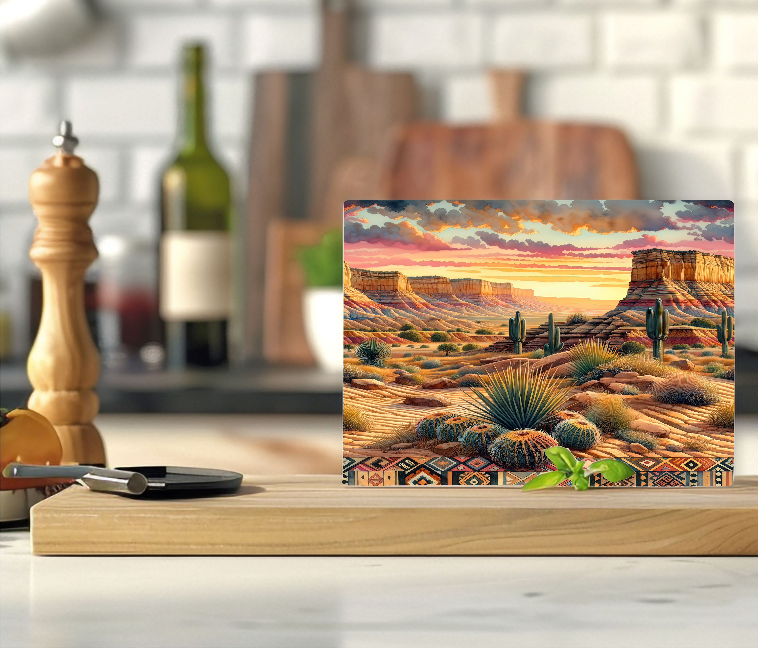 Western Desert - Cutting Board - Sublimation Transfer