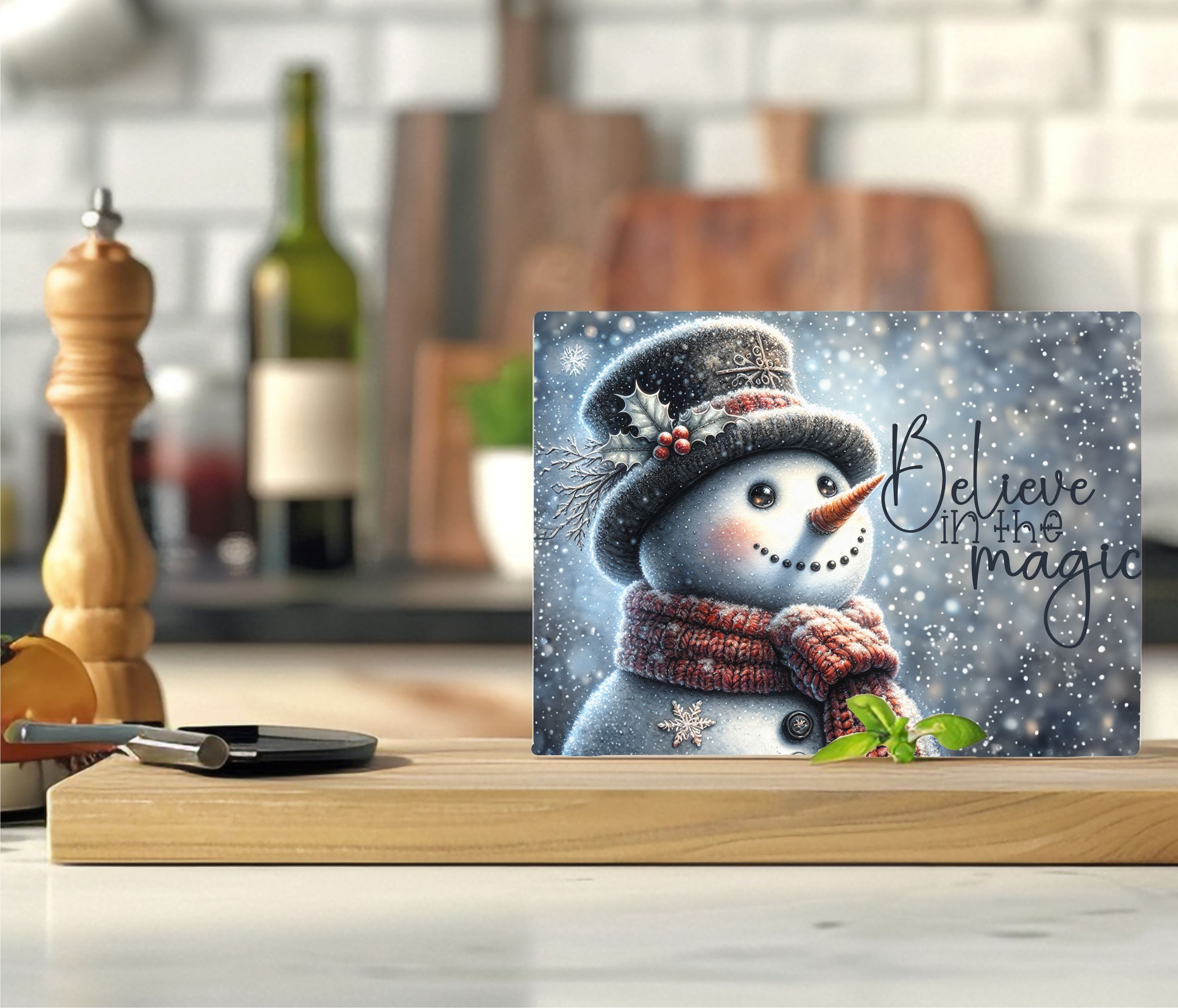Believe In The Magic - Cutting Board - Sublimation Transfer