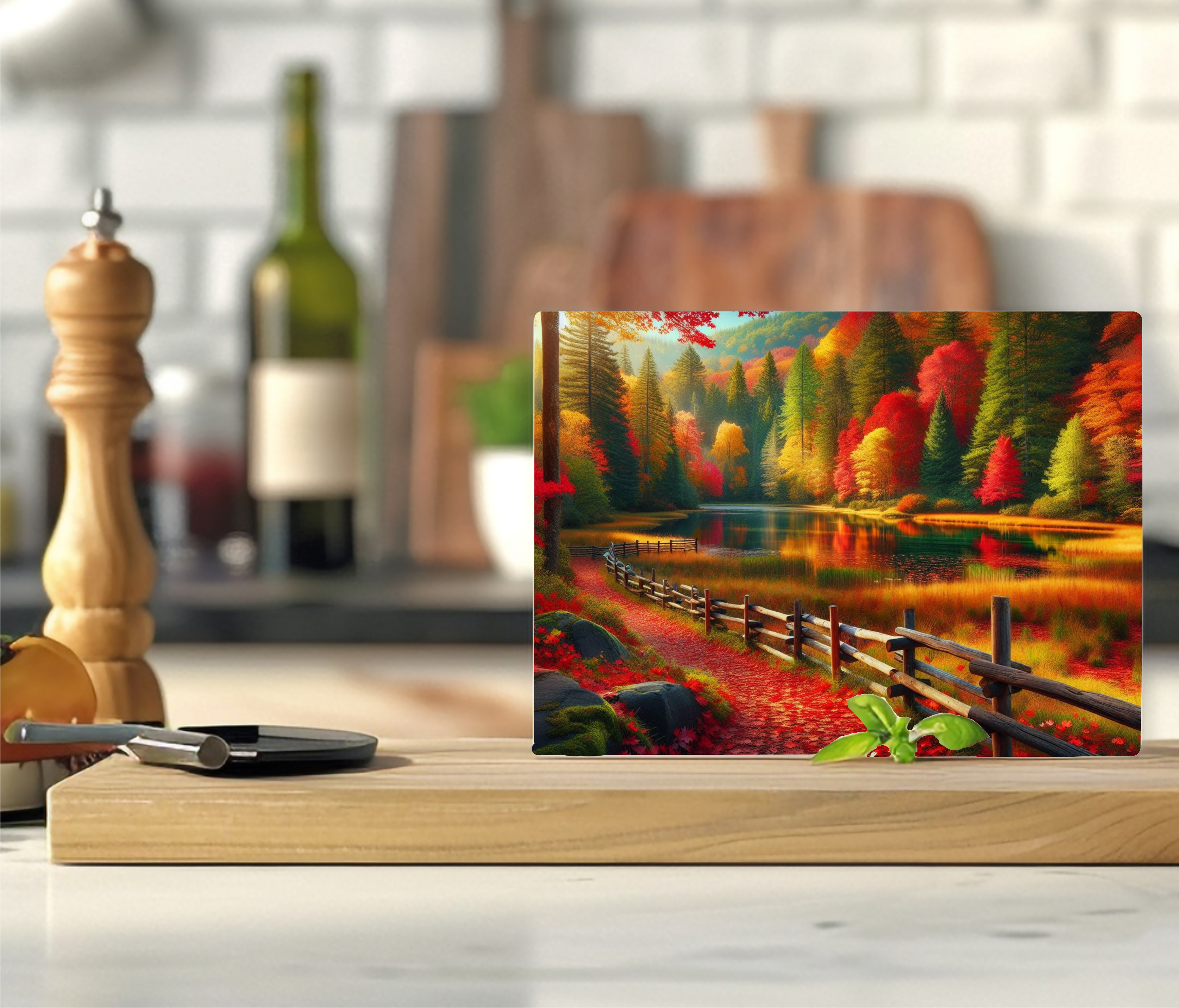Fall Scene - Cutting Board - Sublimation Transfer