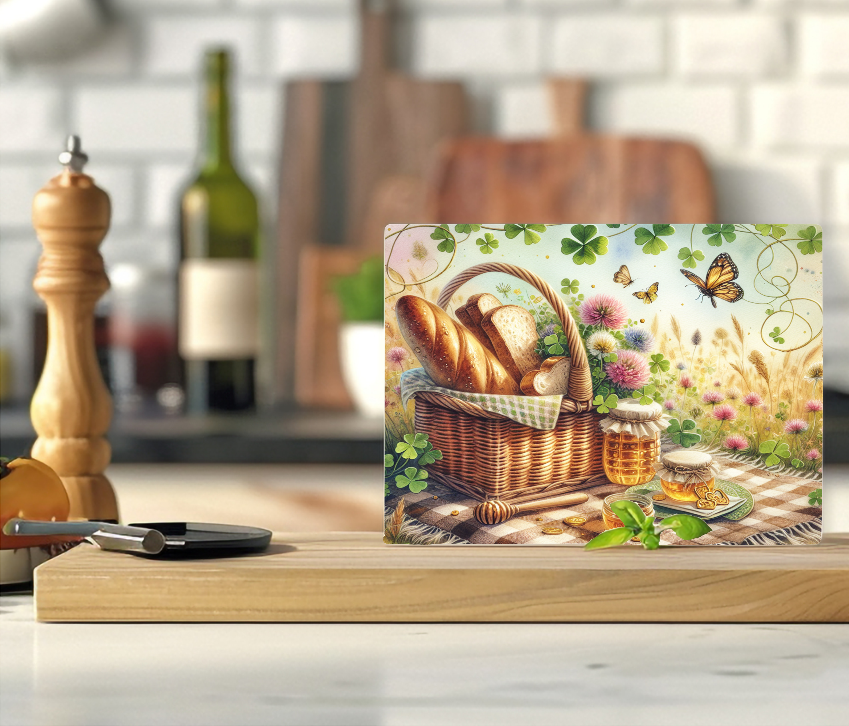 Bread Basket - Cutting Board - Sublimation Transfer