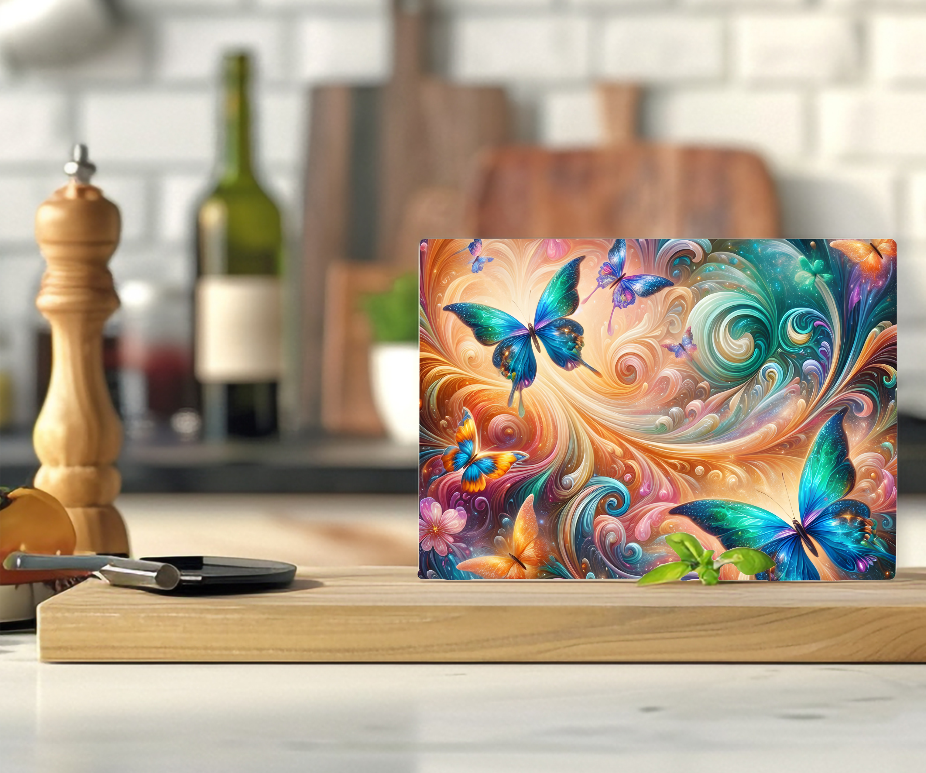Butterflies - Cutting Board - Sublimation Transfer