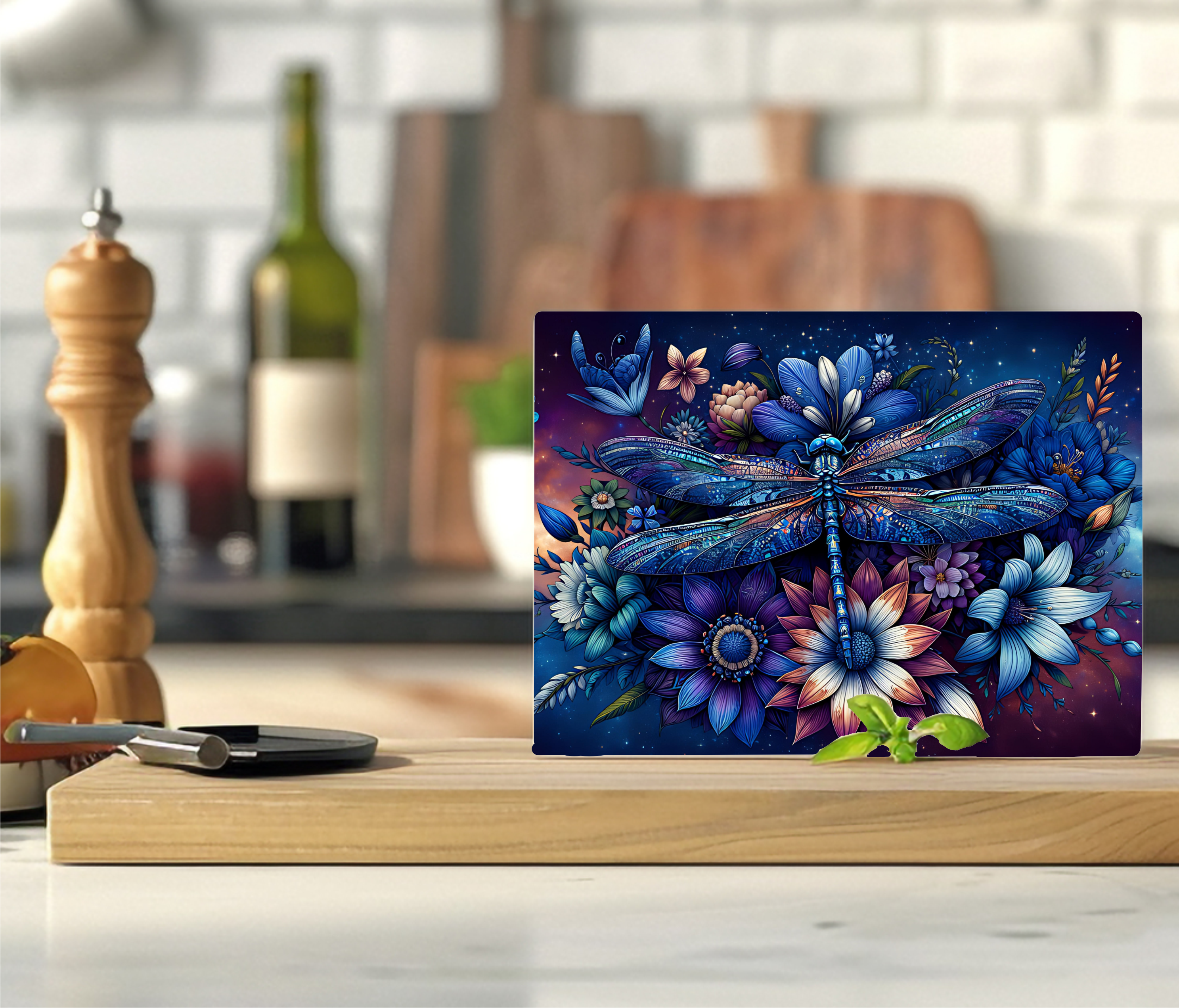 Celestial Dragonfly - Cutting Board - Sublimation Transfer