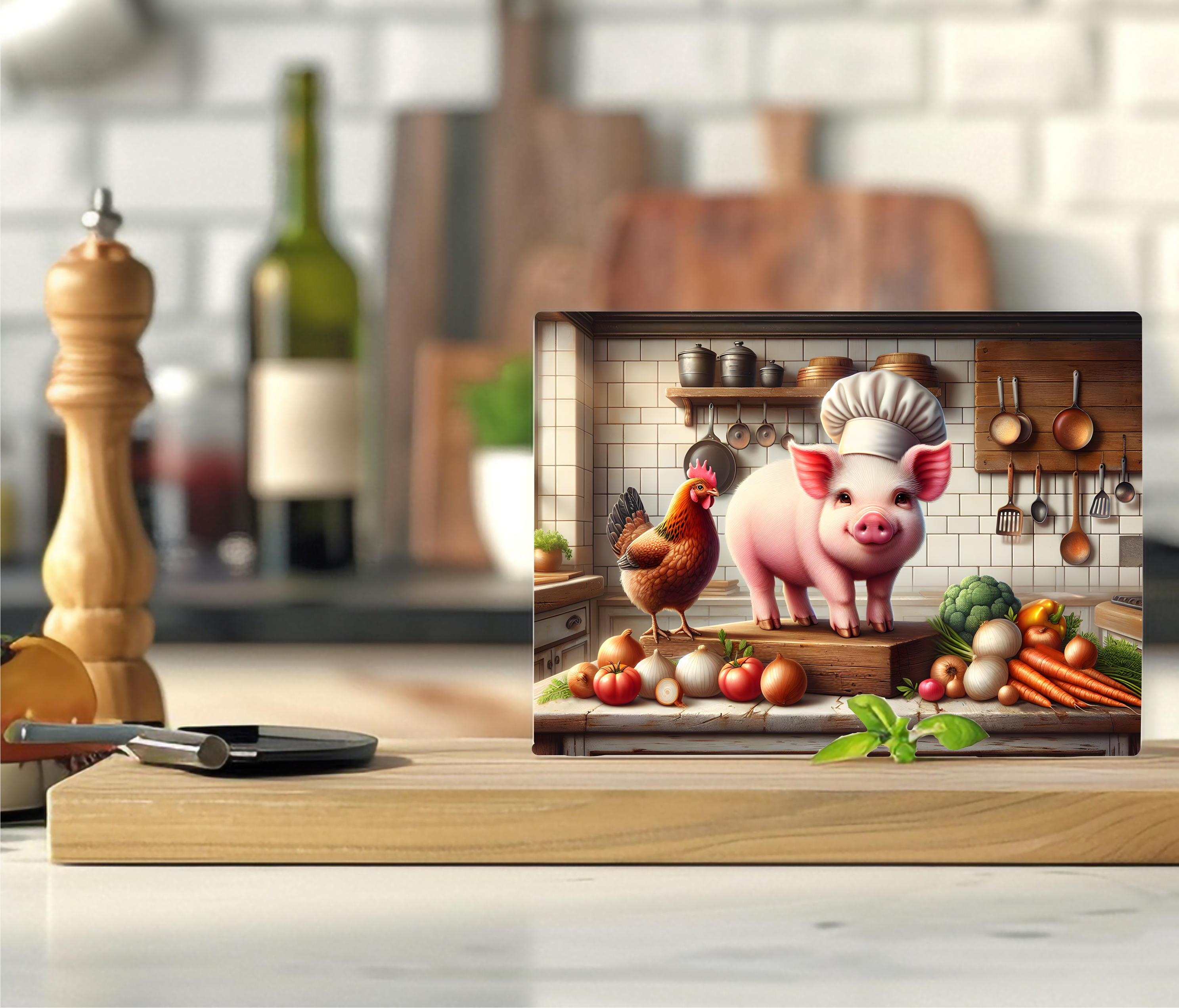 Farm Animals - Cutting Board - Sublimation Transfer