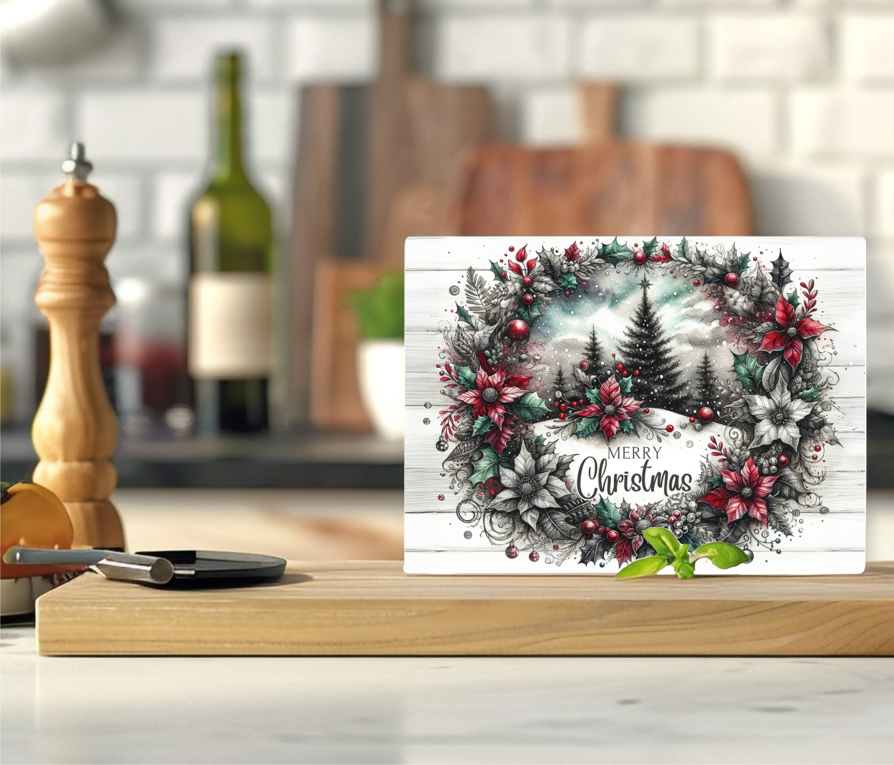 Merry Christmas - Cutting Board - Sublimation Transfer