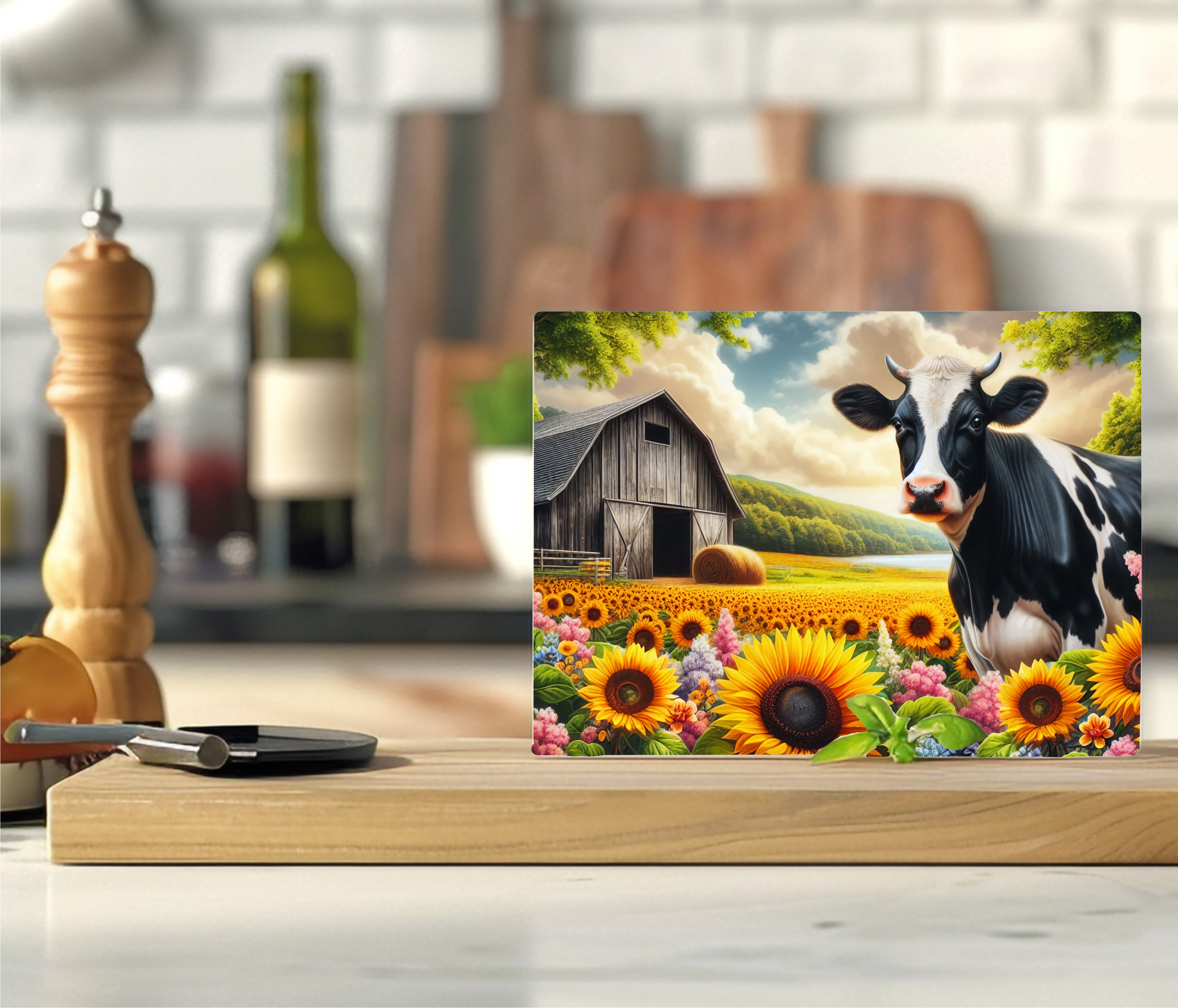 Farm - Cutting Board - Sublimation Transfer