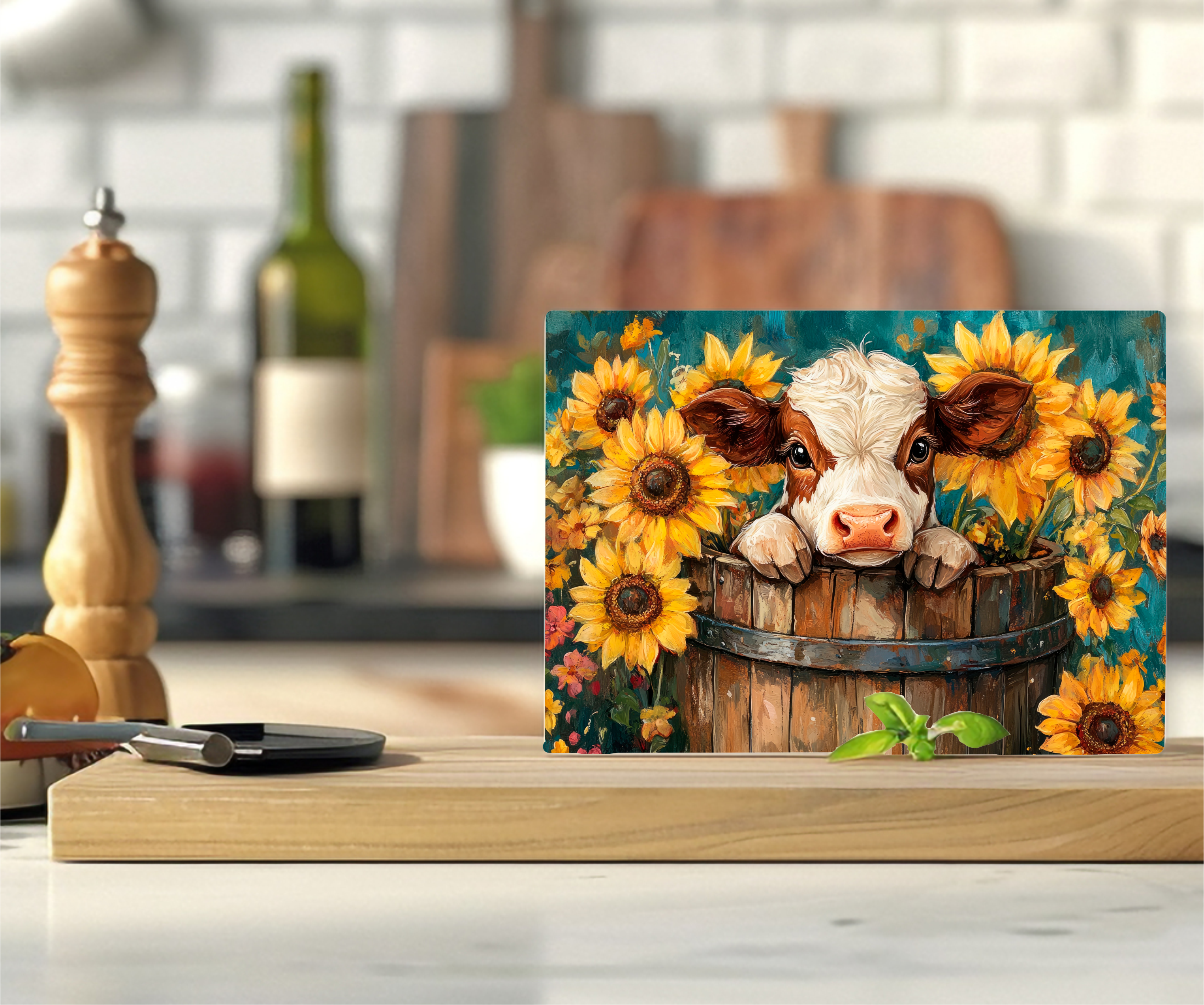 Country Calf - Cutting Board - Sublimation Transfer