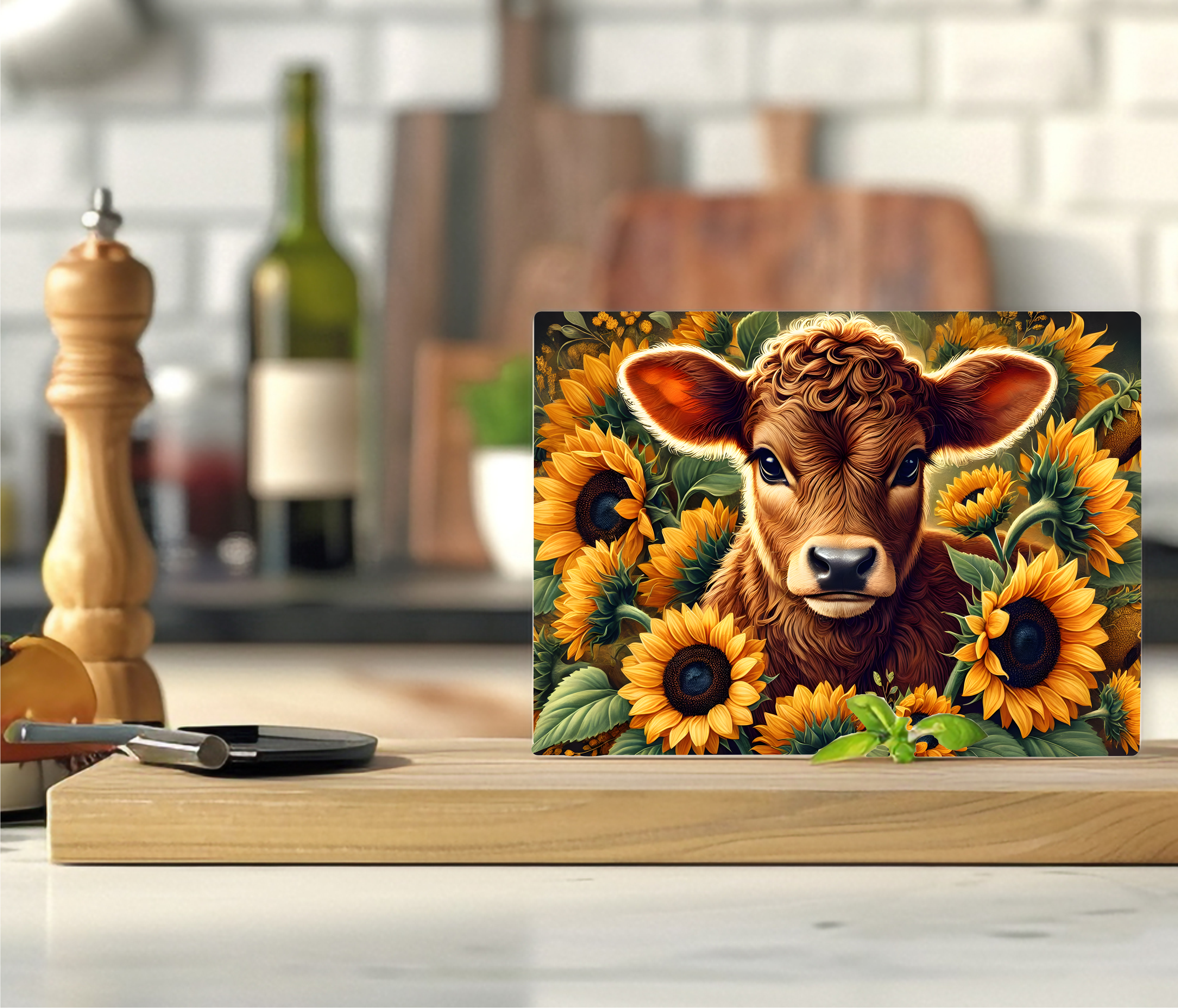 Country Cow - Cutting Board - Sublimation Transfer