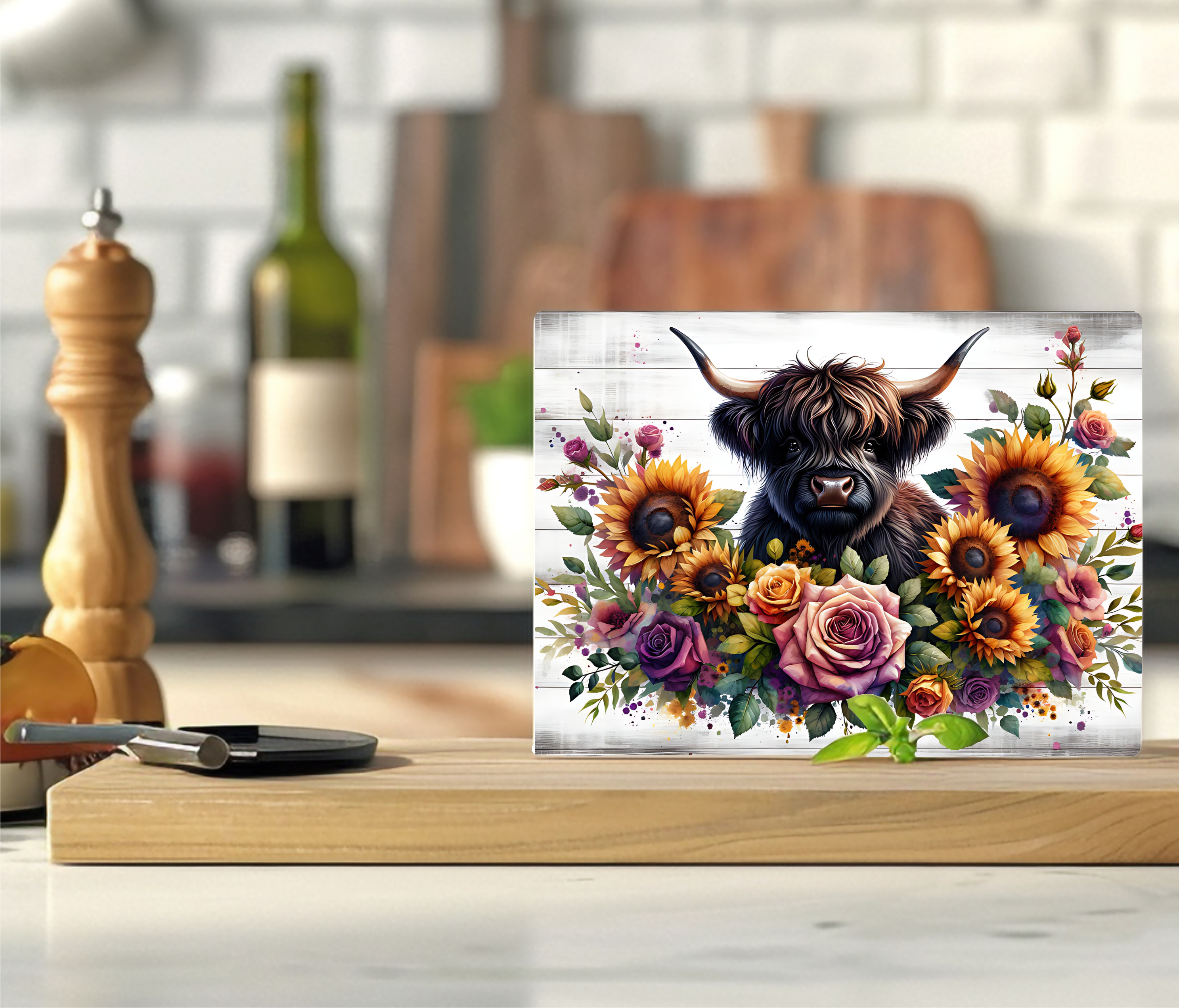 Country Cow - Cutting Board - Sublimation Transfer