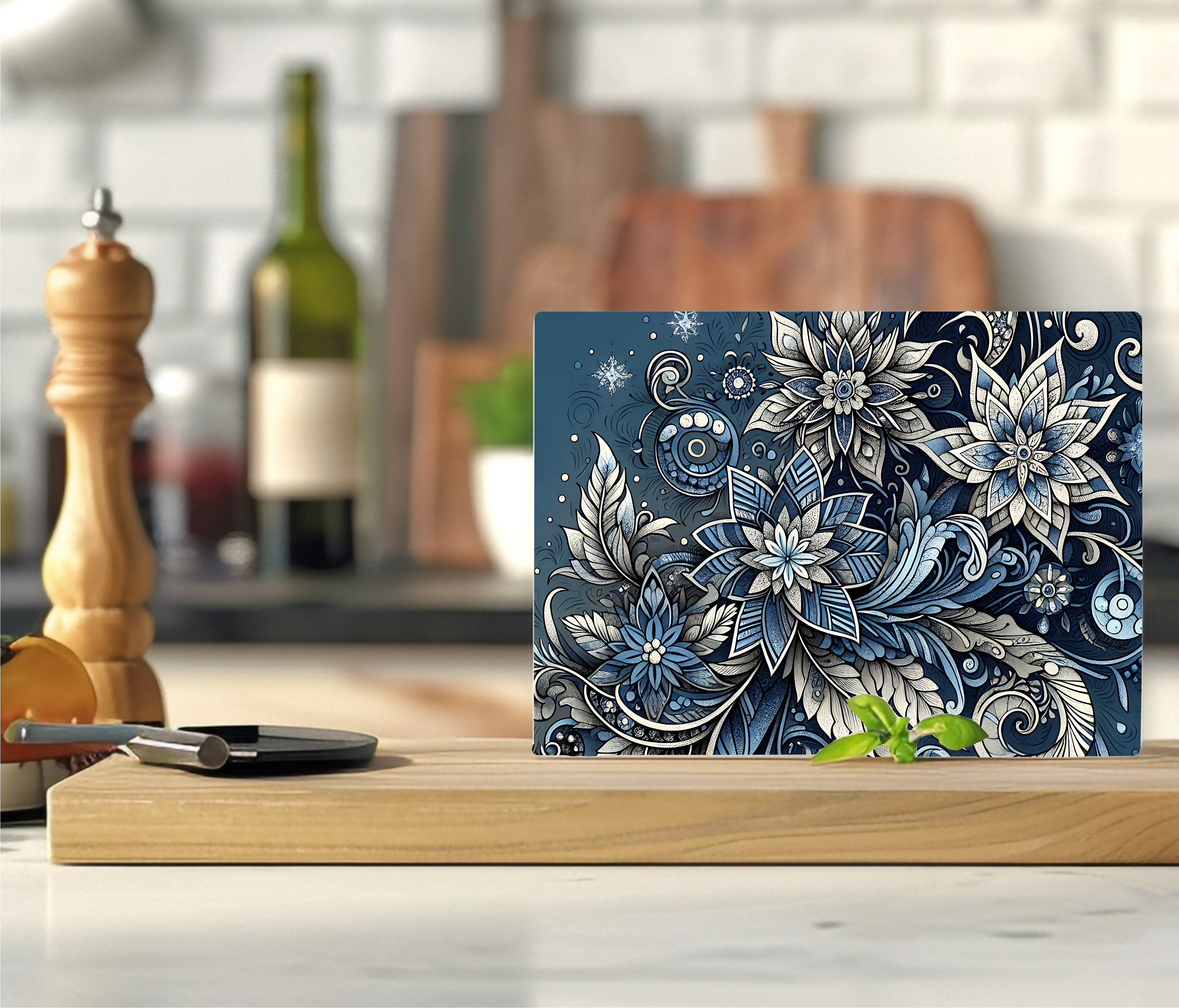 Snowflakes - Cutting Board - Sublimation Transfer