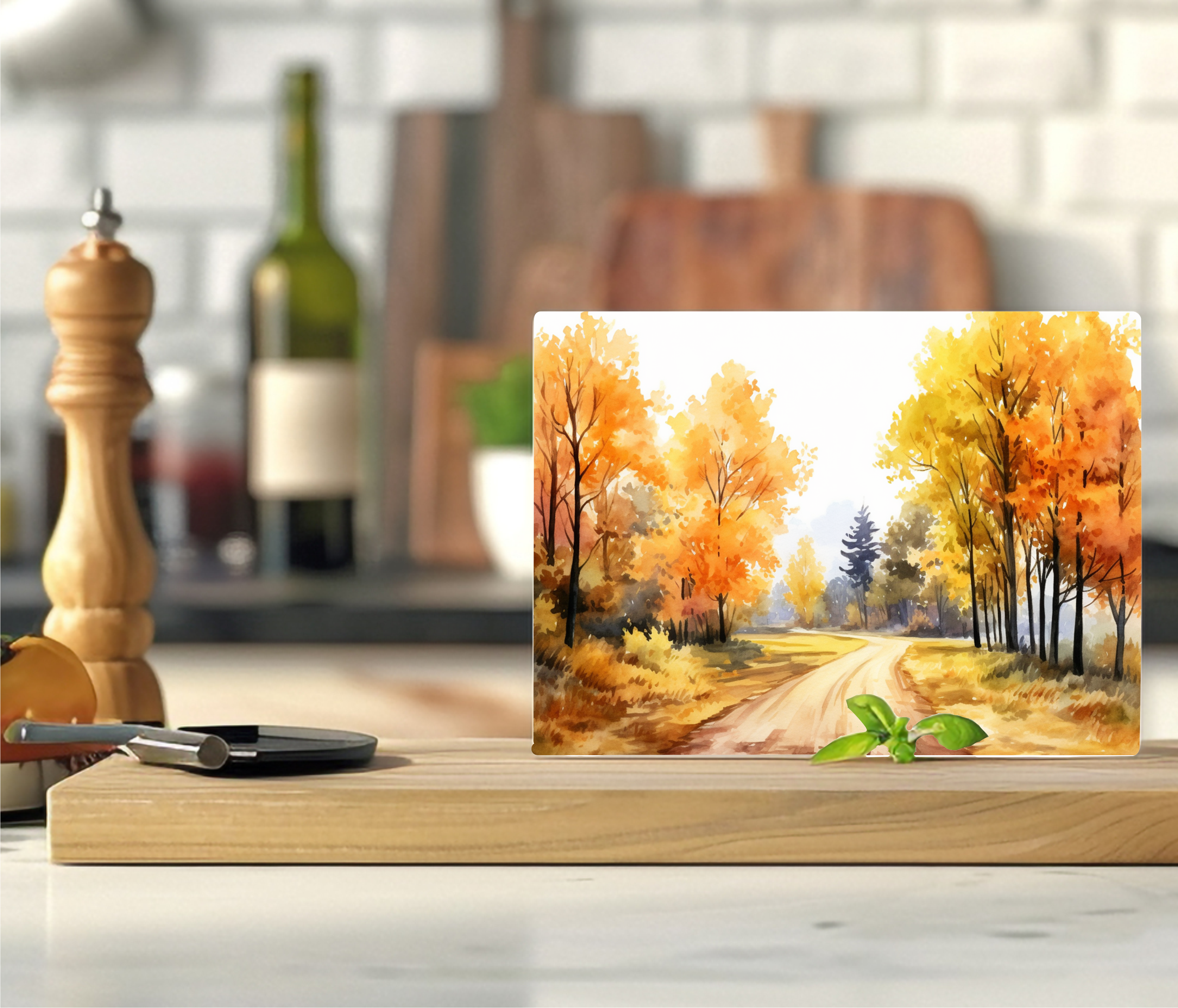 Fall Scene - Cutting Board - Sublimation Transfer